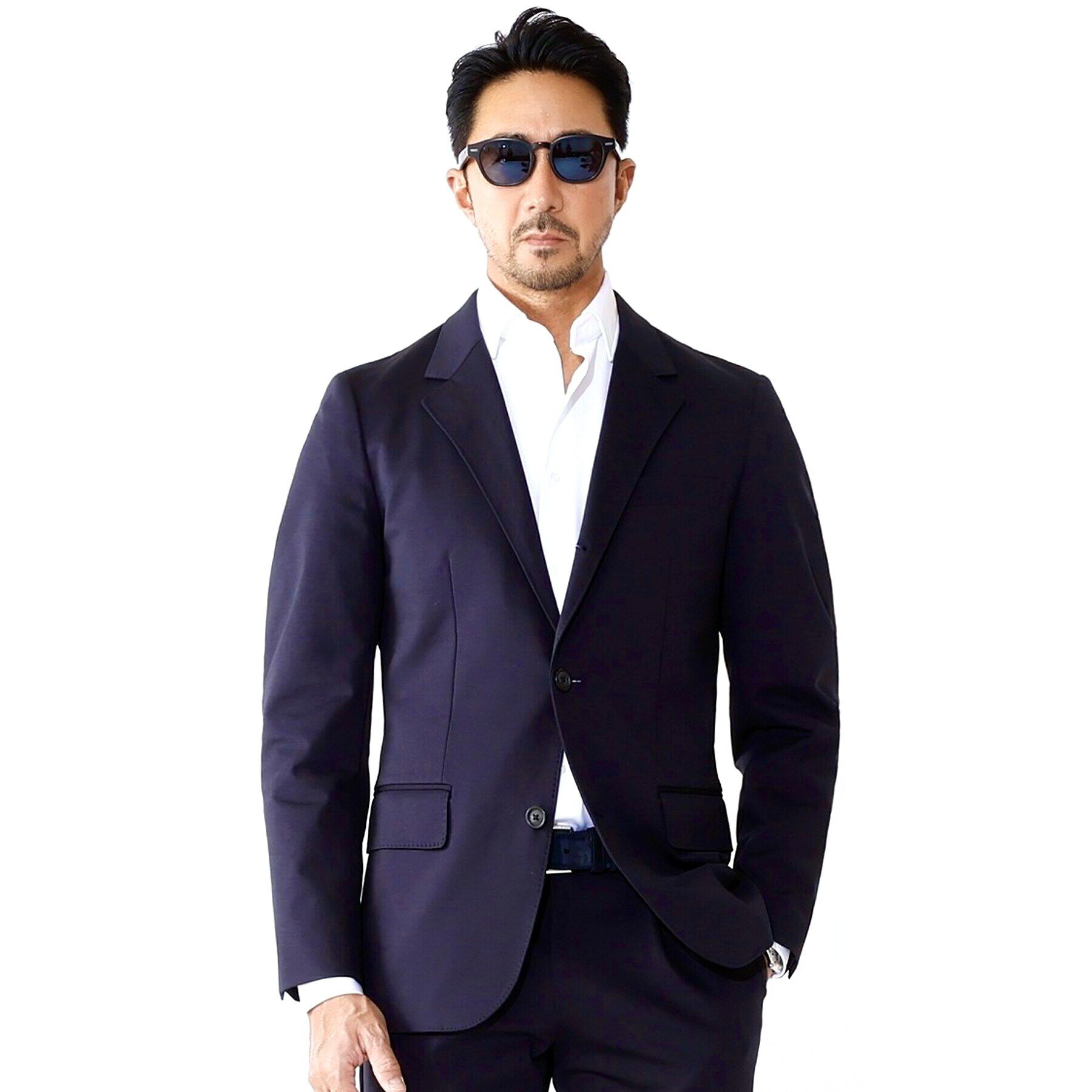 DRESSTERIOR「【セットアップ可】《干場義雅&times;MOVB&times;DRESSTERIOR》トリプルコラボ DUPLEX COT」|テーラードジャケット|ネイビー(094)