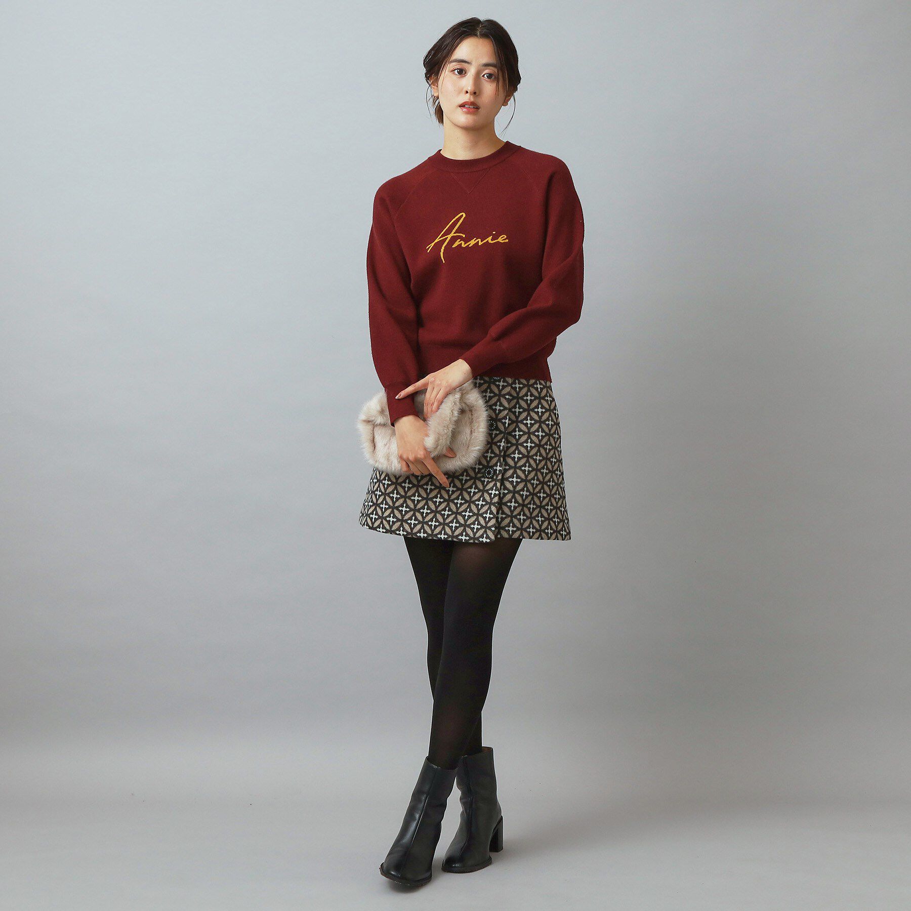 DRESSTERIOR「【CLASSY.12月号掲載】アニージャカードニット」|ニット・セーター|