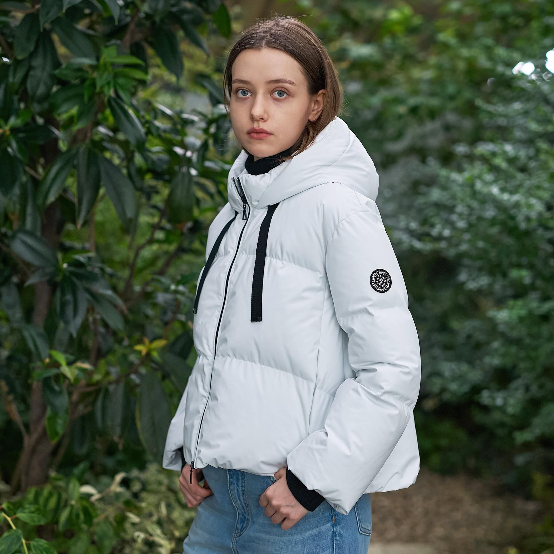 DRESSTERIOR「【CLASSY.12月号掲載】フーデッドショートダウン」|ダウン|