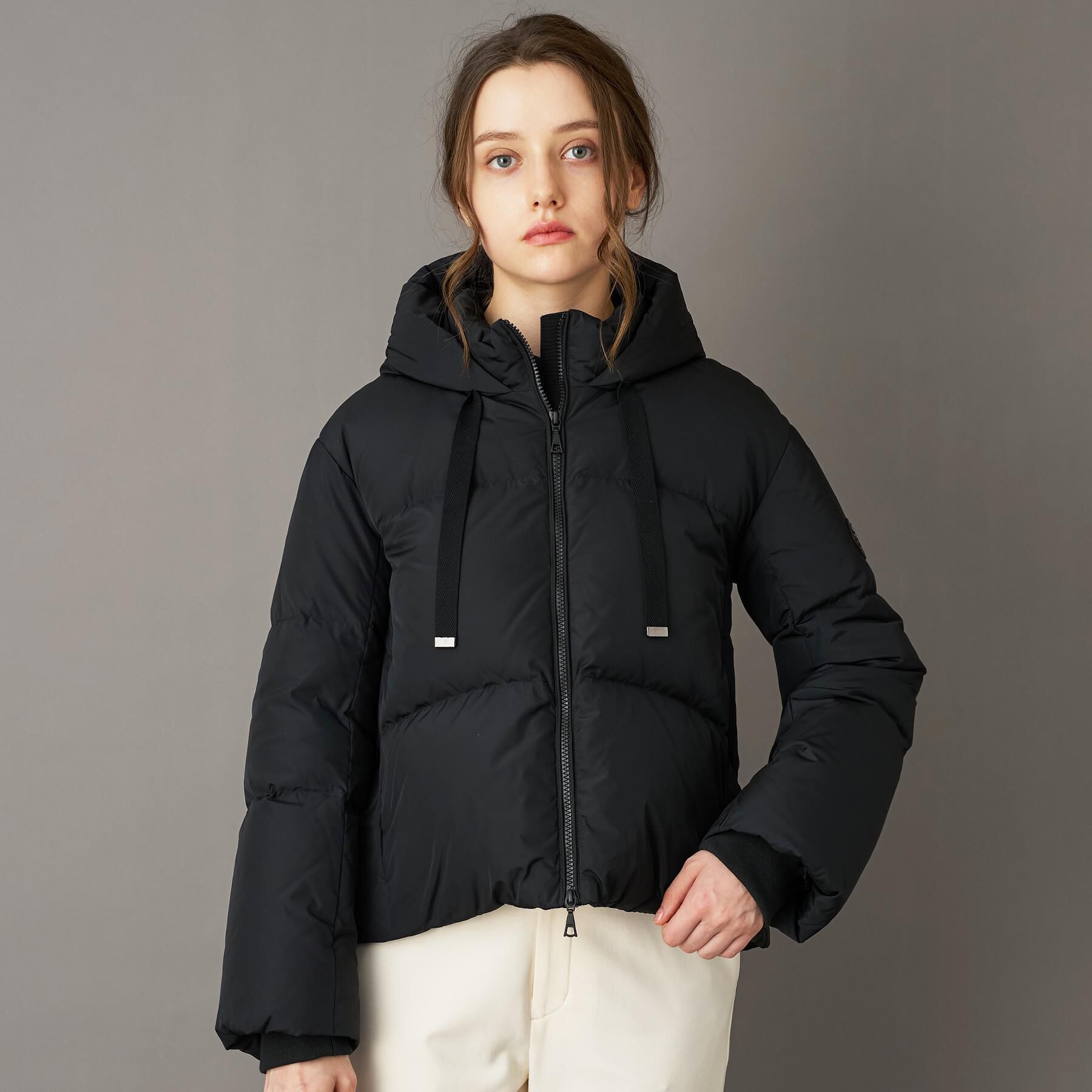 DRESSTERIOR「【CLASSY.12月号掲載】フーデッドショートダウン」|ダウン|