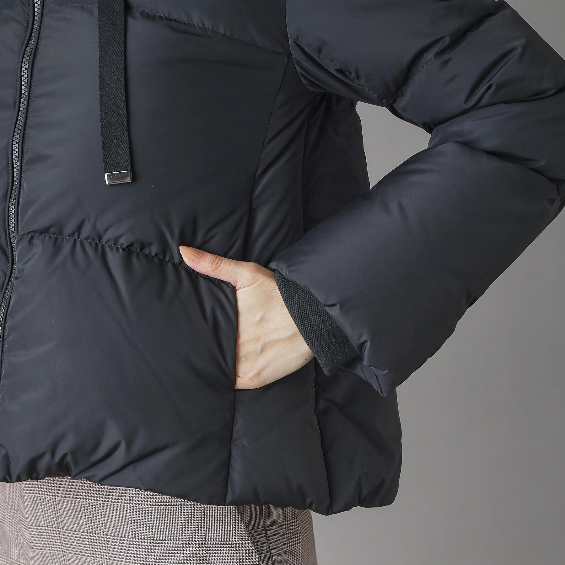 DRESSTERIOR「【CLASSY.12月号掲載】フーデッドショートダウン」|ダウン|