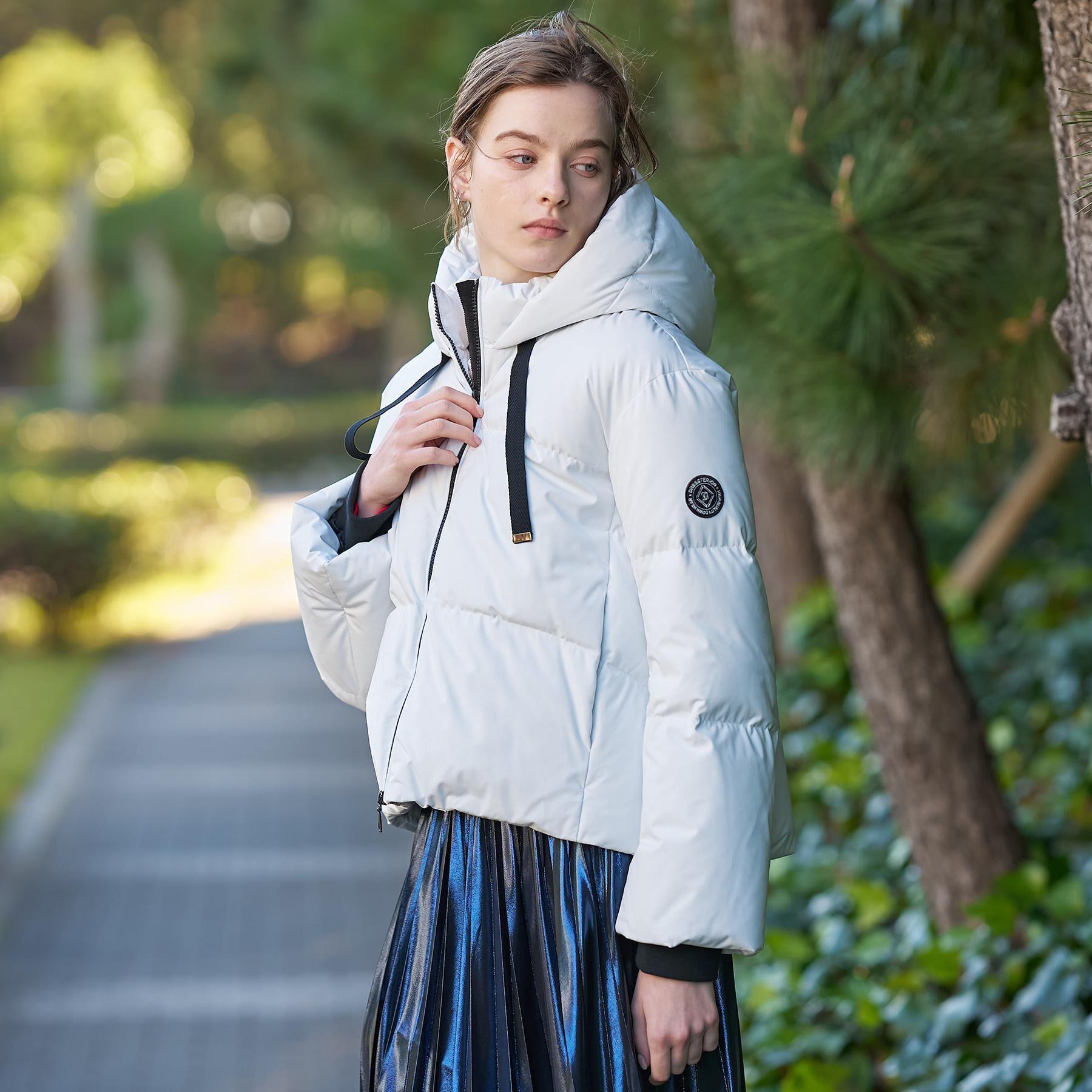 DRESSTERIOR「【CLASSY.12月号掲載】フーデッドショートダウン」|ダウン|