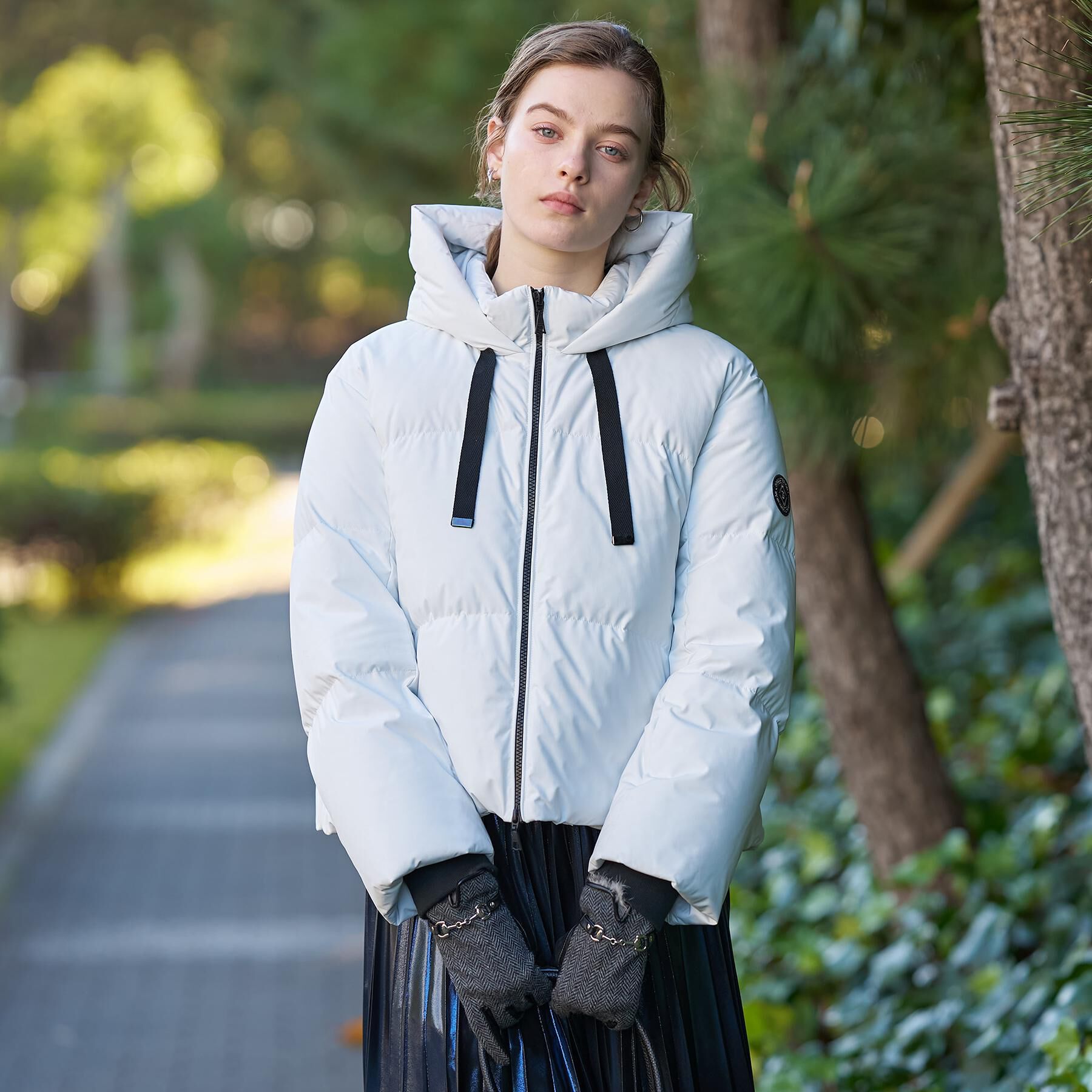 DRESSTERIOR「【CLASSY.12月号掲載】フーデッドショートダウン」|ダウン|