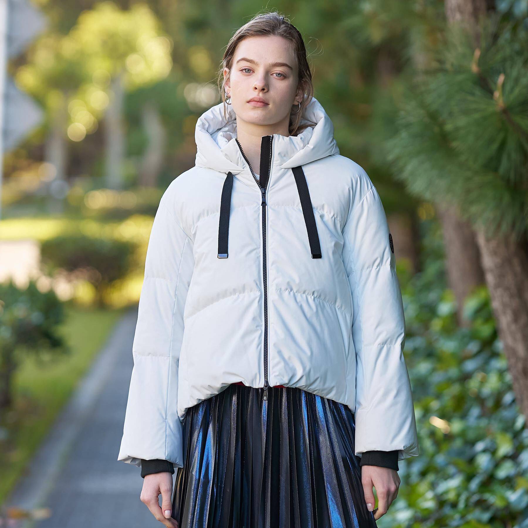 DRESSTERIOR「【CLASSY.12月号掲載】フーデッドショートダウン」|ダウン|