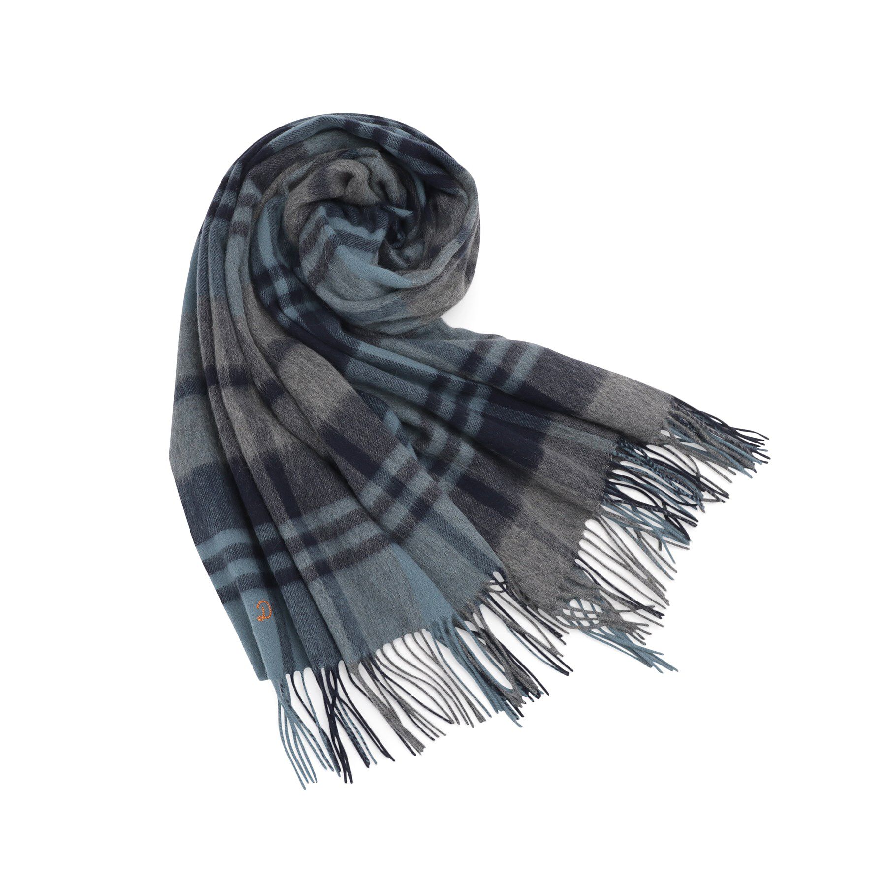 DRESSTERIOR「ウールブレンドタータンチェックストール」|ストール|