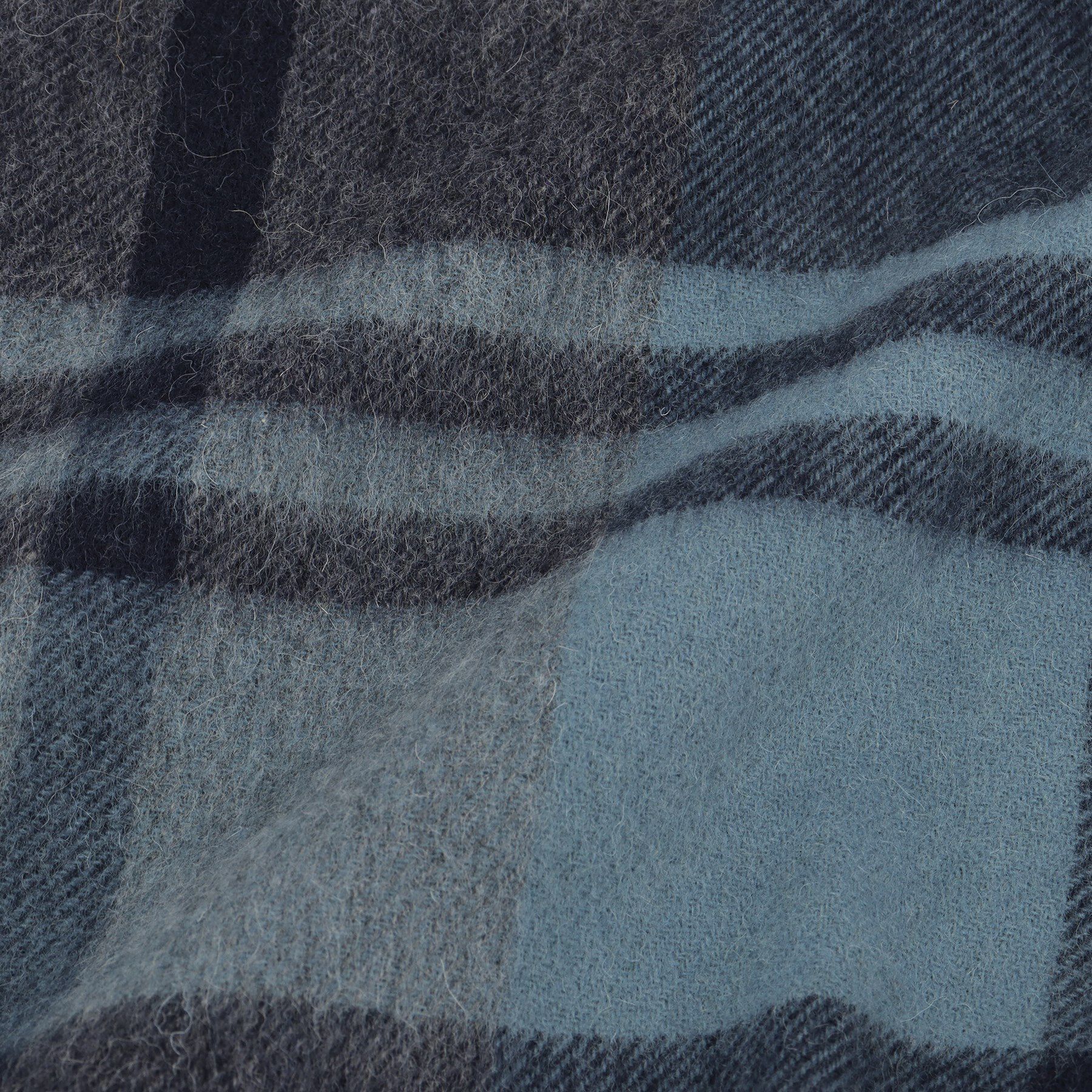 DRESSTERIOR「ウールブレンドタータンチェックストール」|ストール|