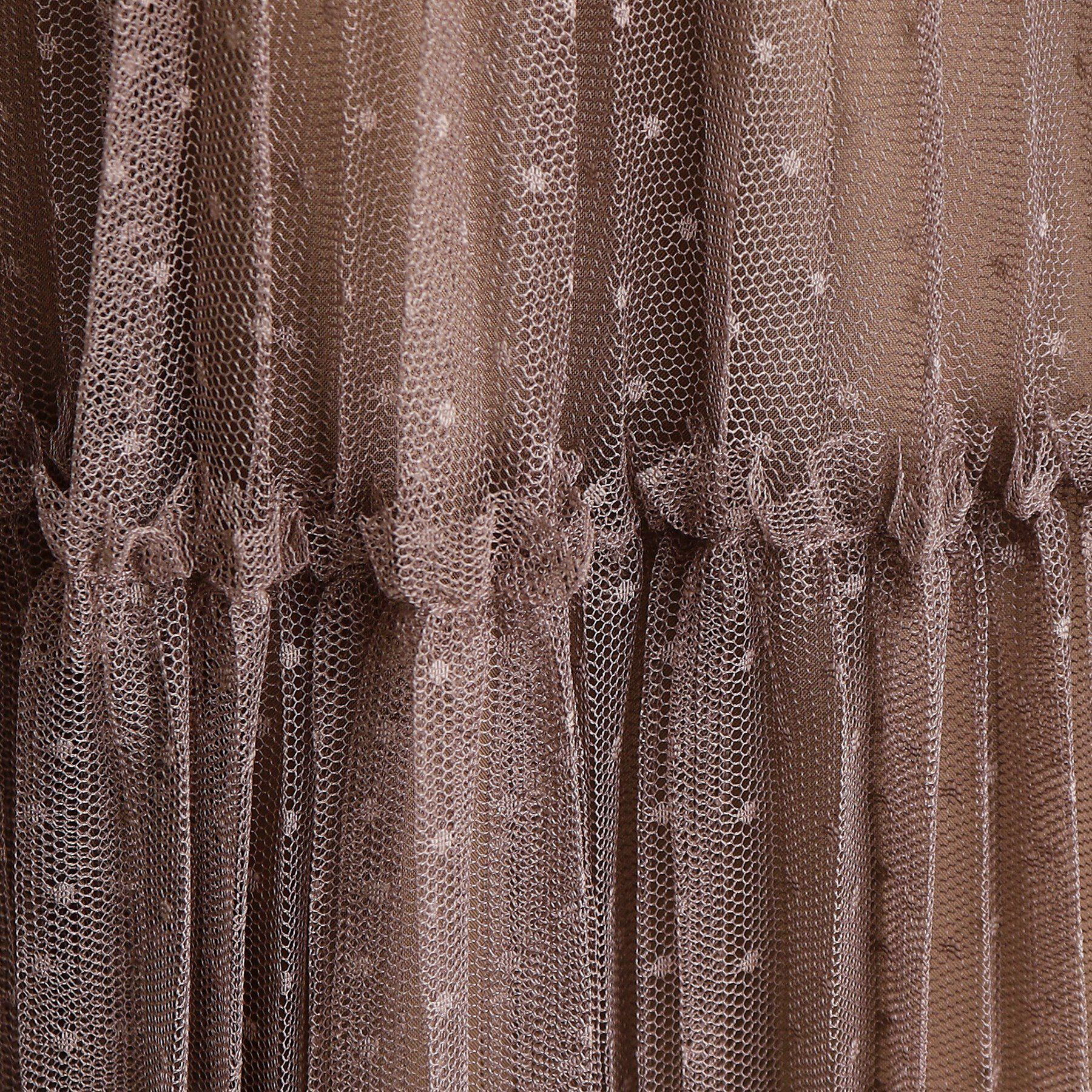 grove「ドットチュールプリーツスカート」|スカート|