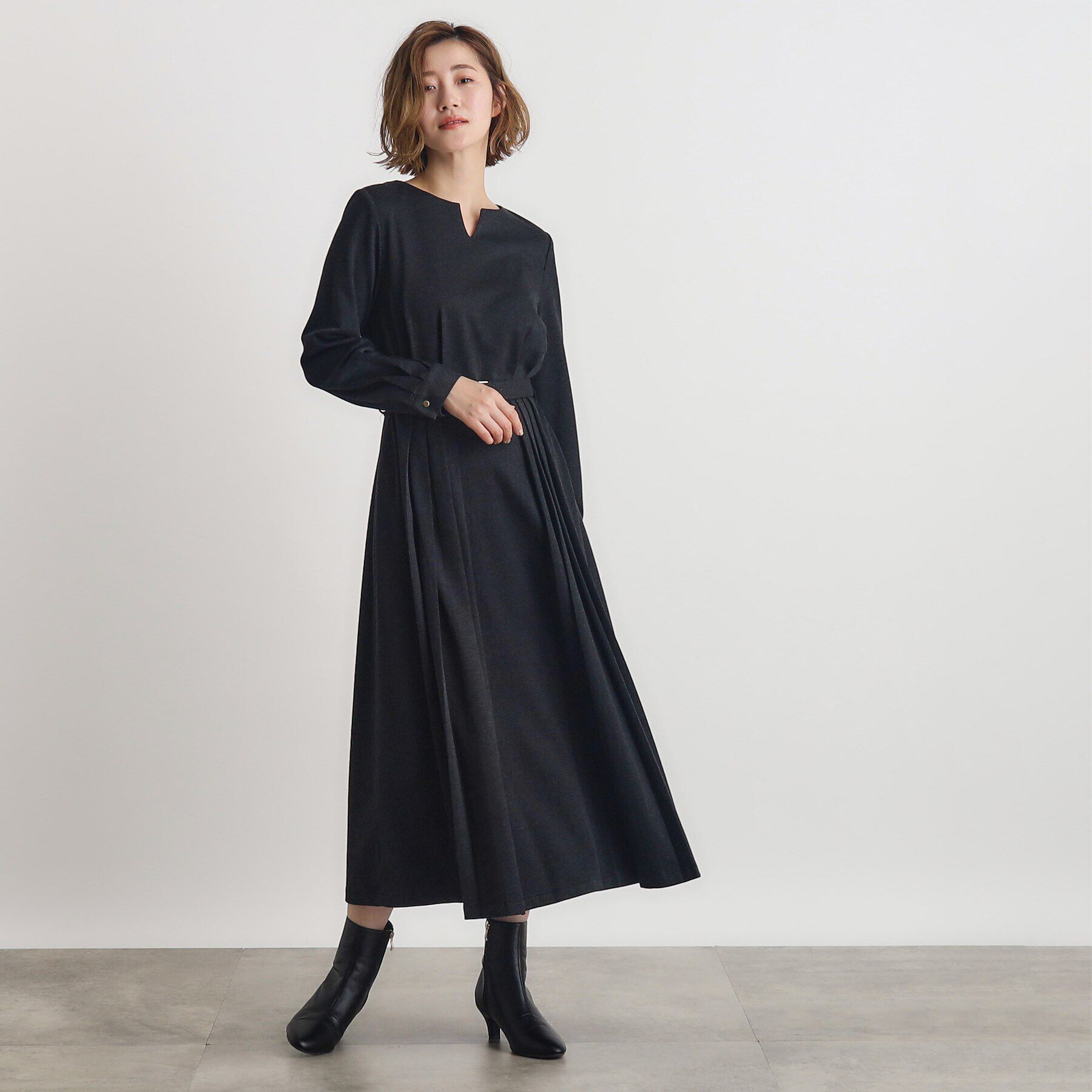 grove「カットジャカードワンピース」|ワンピース|