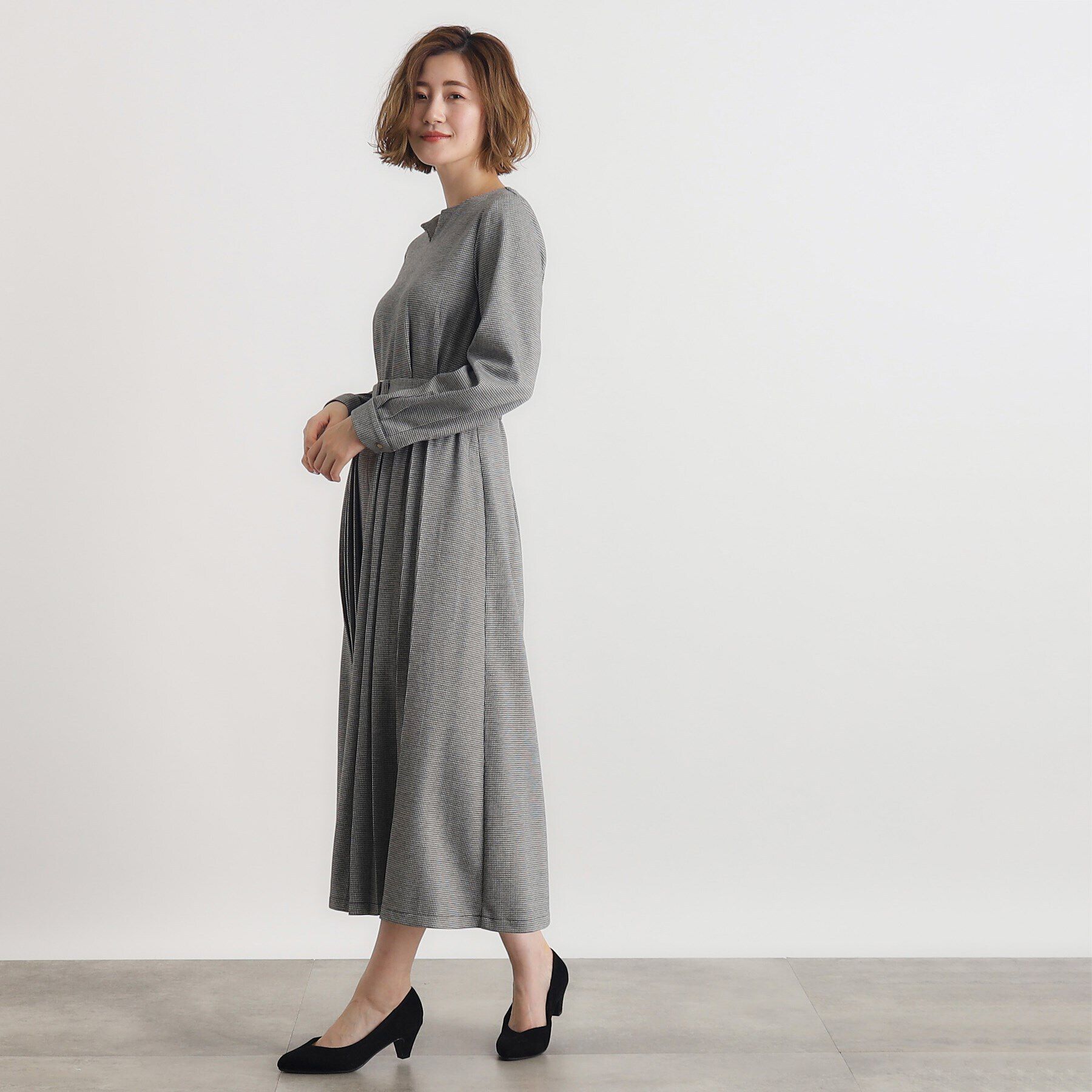 grove「カットジャカードワンピース」|ワンピース|