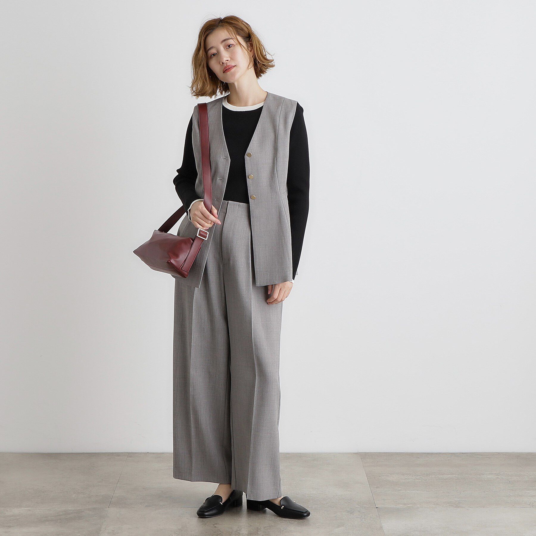 grove「スクエアミニワイドショルダー」|ショルダー・メッセンジャー|