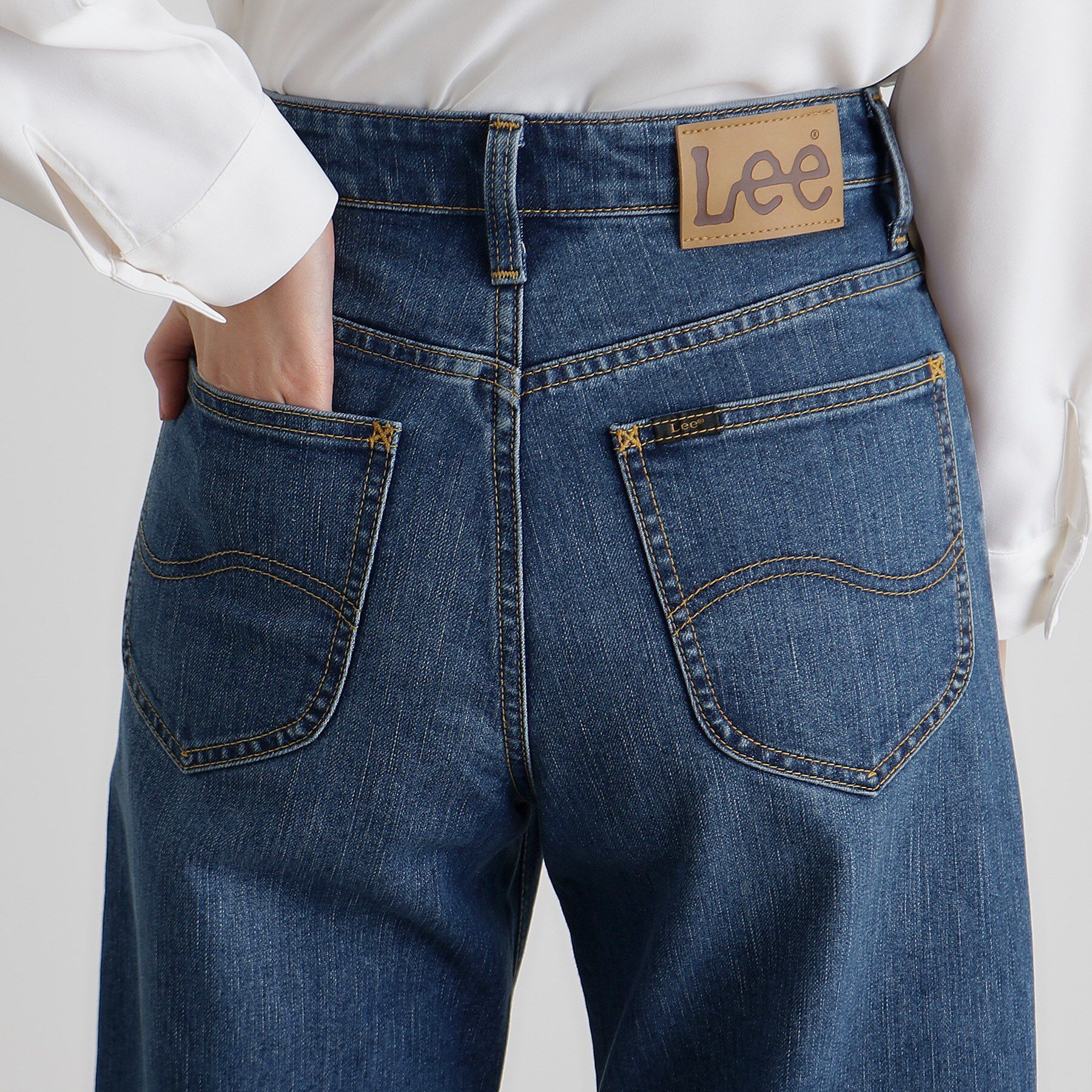 grove「【Lee&times;grove別注】WIDE DENIM PANTS」|デニム|