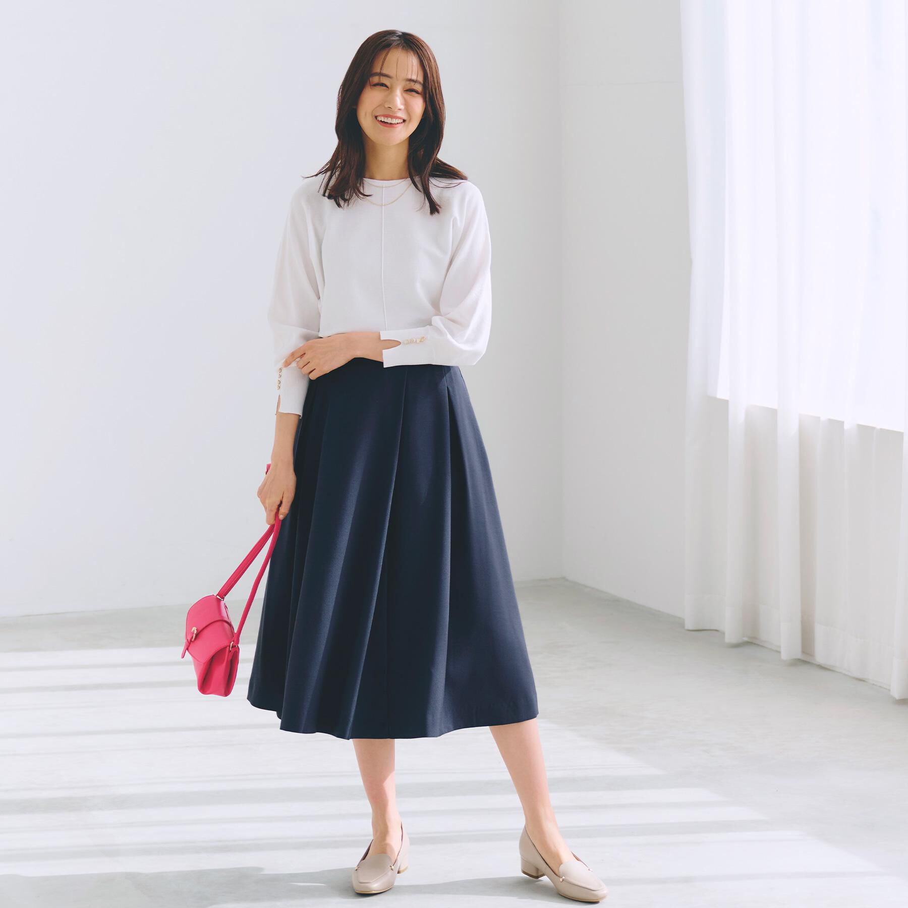 grove「【MW／抗ピル】センターシームドルマンプルオーバー」|ニット・セーター|