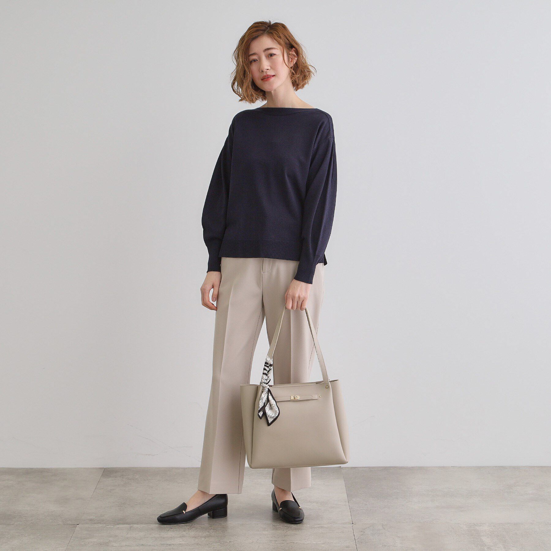 grove「人間工学ベルトタックスカーフ付きトート」|トートバッグ|