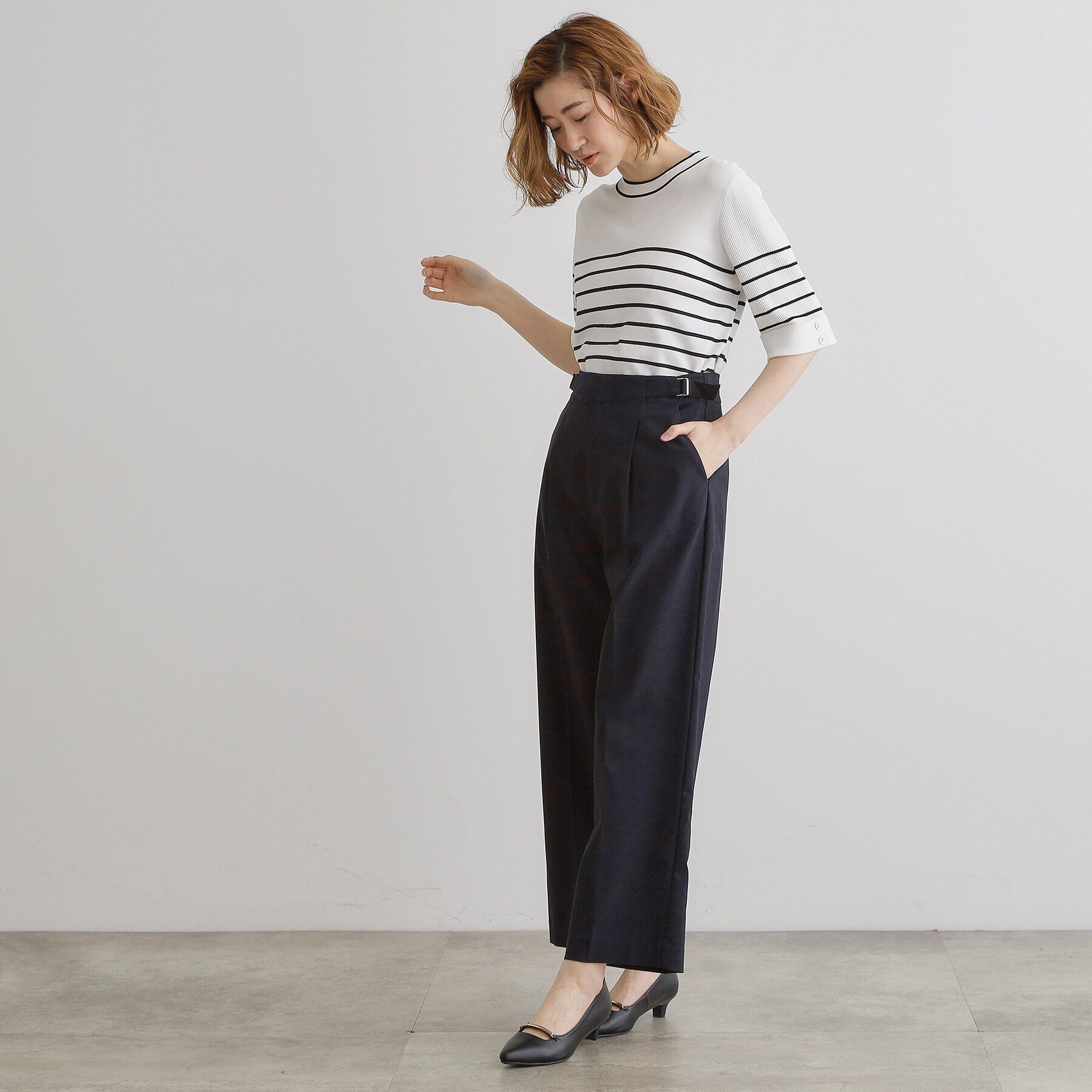 grove「【接触冷感】ハイパーストレッチワイドパンツ」|その他|