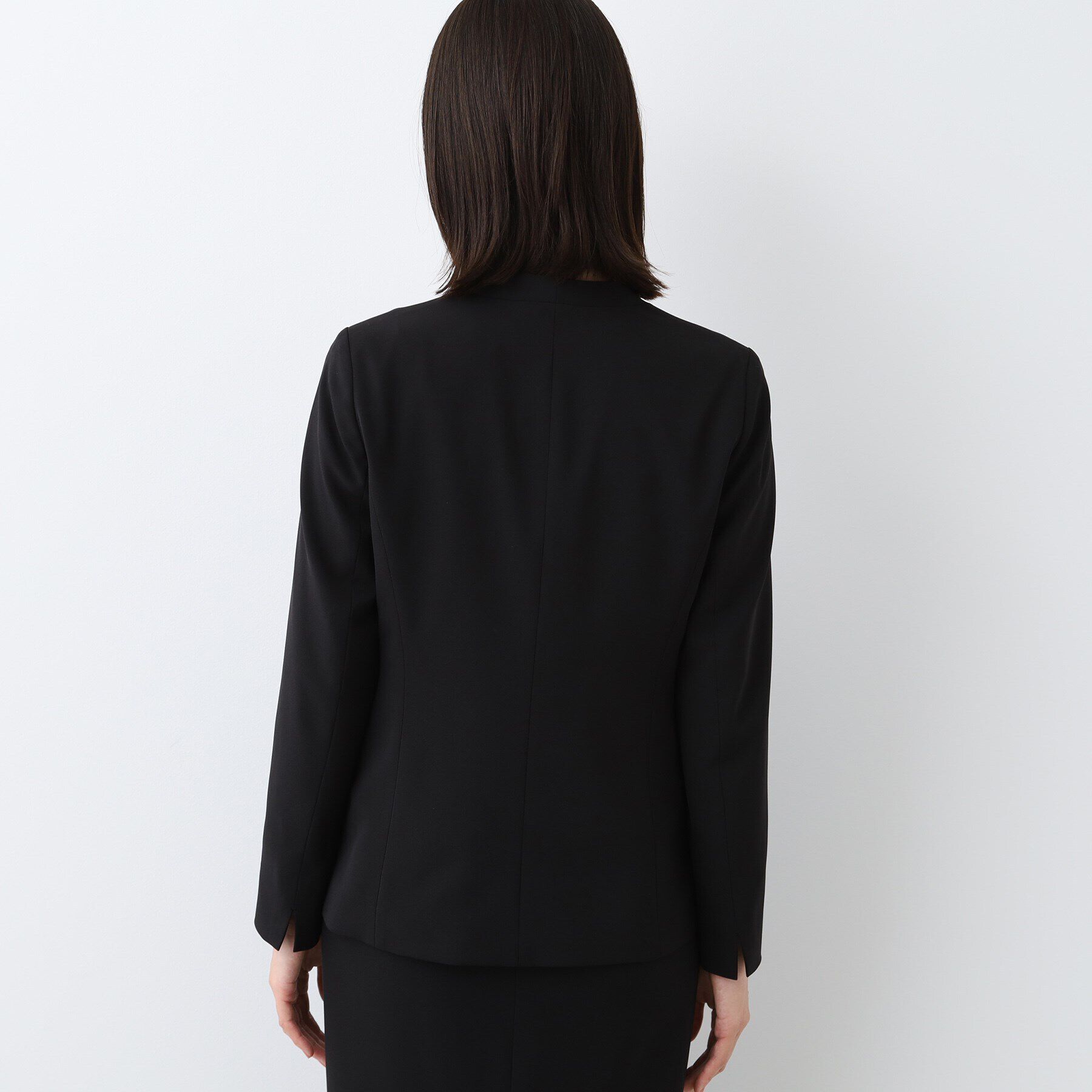 INDIVI「【洗える／UVケア／スーツ】ストレッチノーカラージャケット」|スーツ|