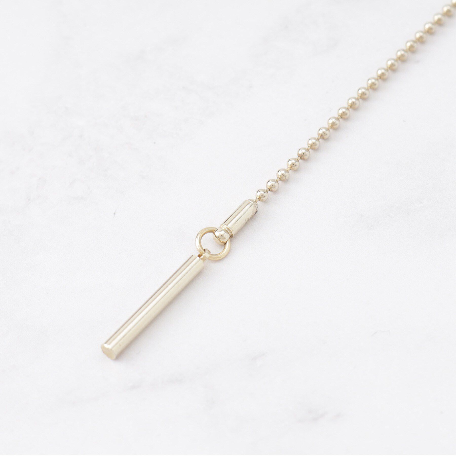 INDIVI「【フリードロップ／2WAY／Y字】ひねりパーツネックレス」|ネックレス|