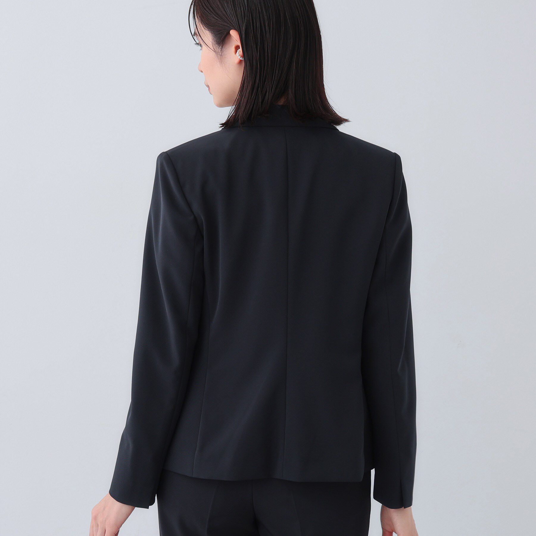 INDIVI「【洗える／リクルートスーツ】2つボタンテーラードカラージャケット」|スーツ|