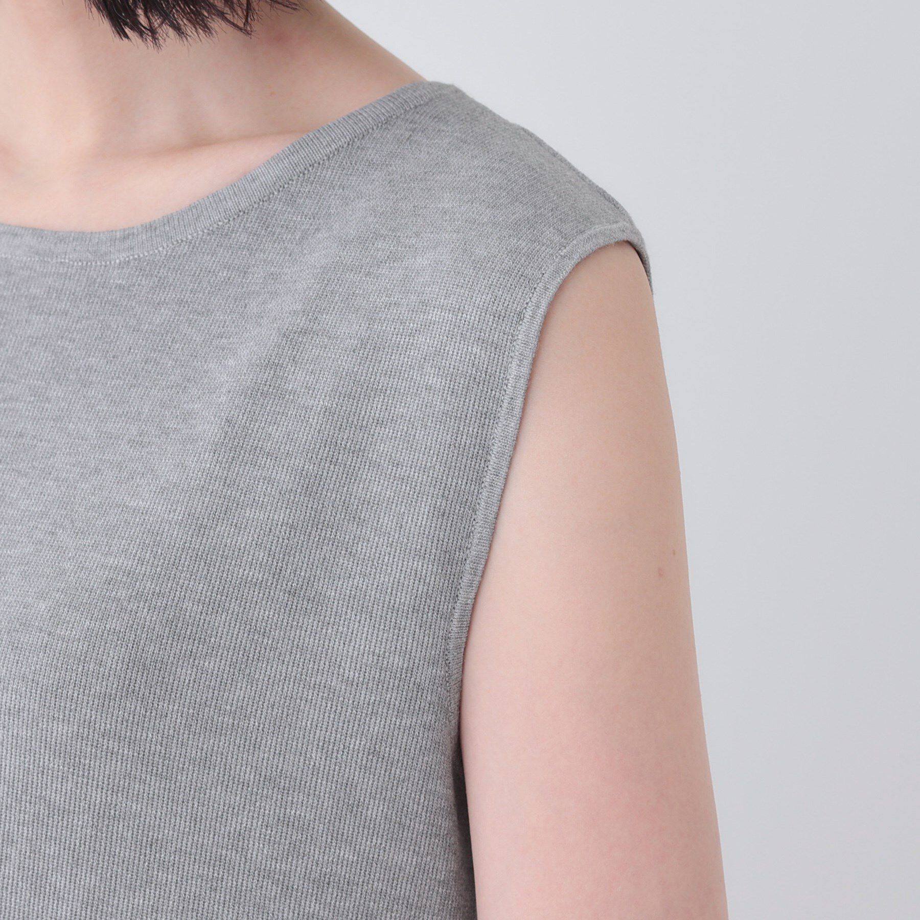 INDIVI「【2点セット】前後2WAYニットワンピース」|ワンピース|