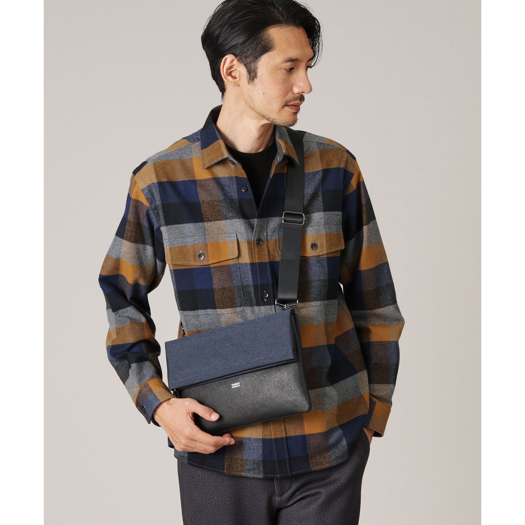 TAKEO KIKUCHI「【2WAY】ショルダー クラッチバッグ」|クラッチバッグ|