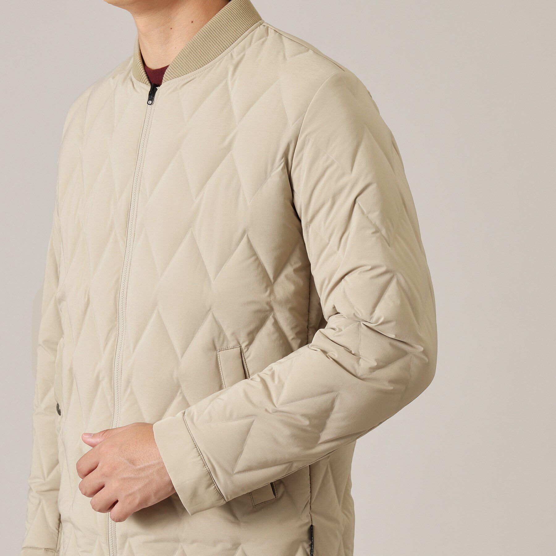 TAKEO KIKUCHI「【軽量アウター】エレクティブ キルト ブルゾン」|ダウン|