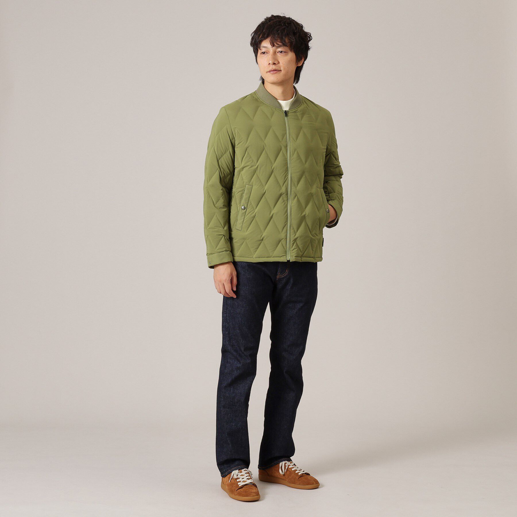 TAKEO KIKUCHI「【軽量アウター】エレクティブ キルト ブルゾン」|ダウン|