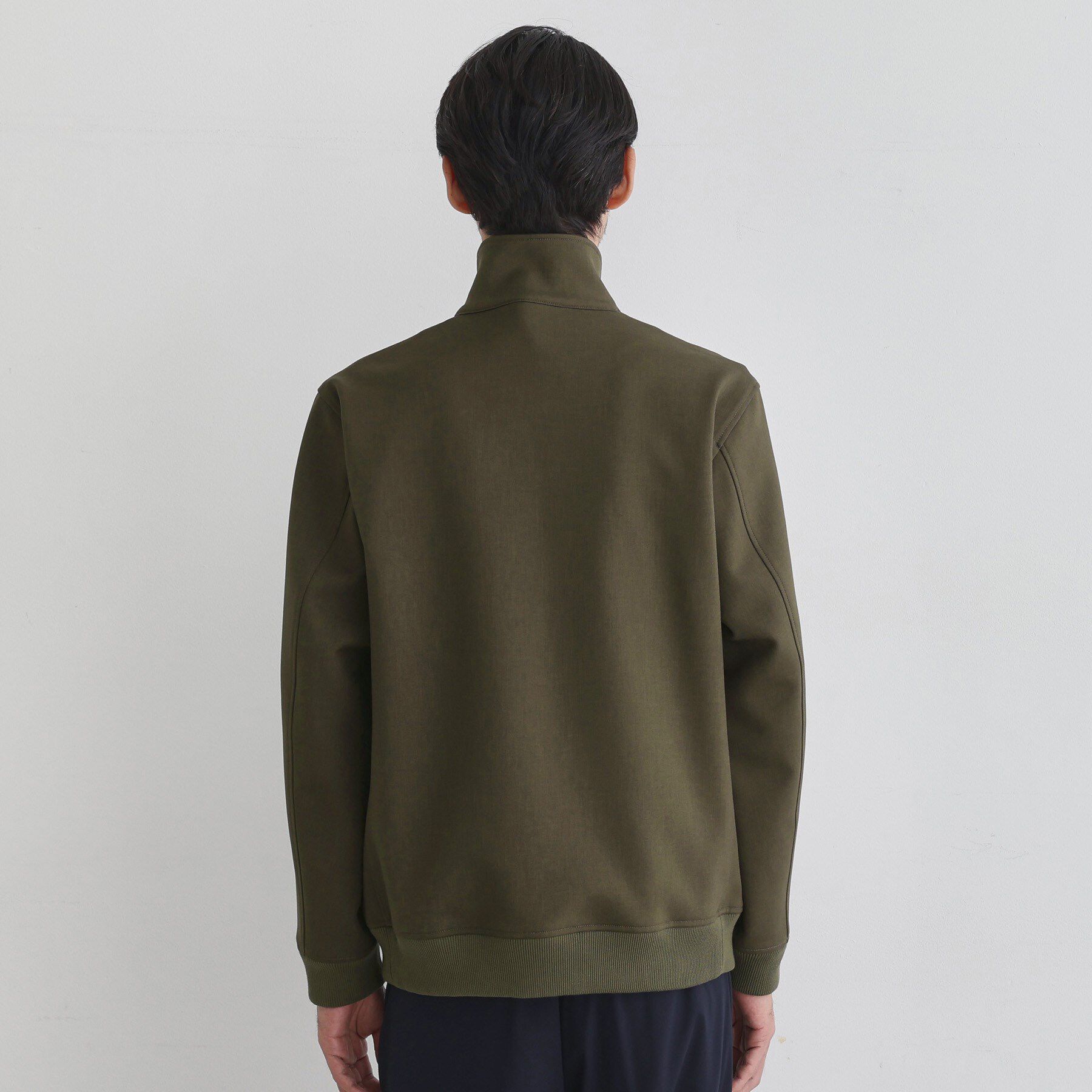 TAKEO KIKUCHI「【JUST ONE LAYER】ダウンファブリック ジップアップ リブ ブルゾン」|ブルゾン・スタジャン|