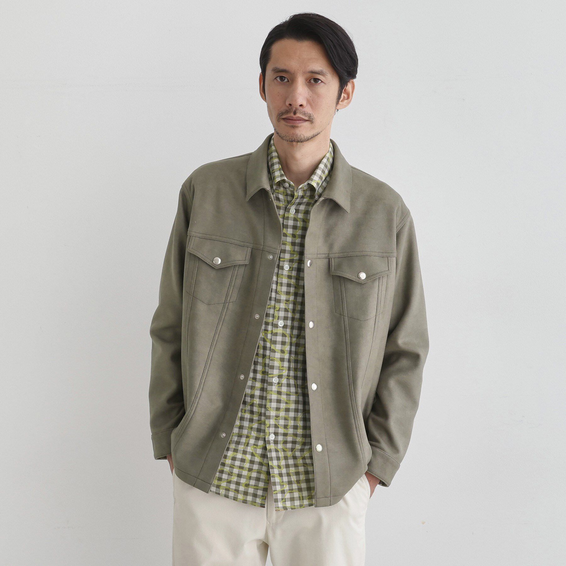 TAKEO KIKUCHI「【JUST ONE LAYER】ダウンファブリック ブルゾン」|ブルゾン・スタジャン|