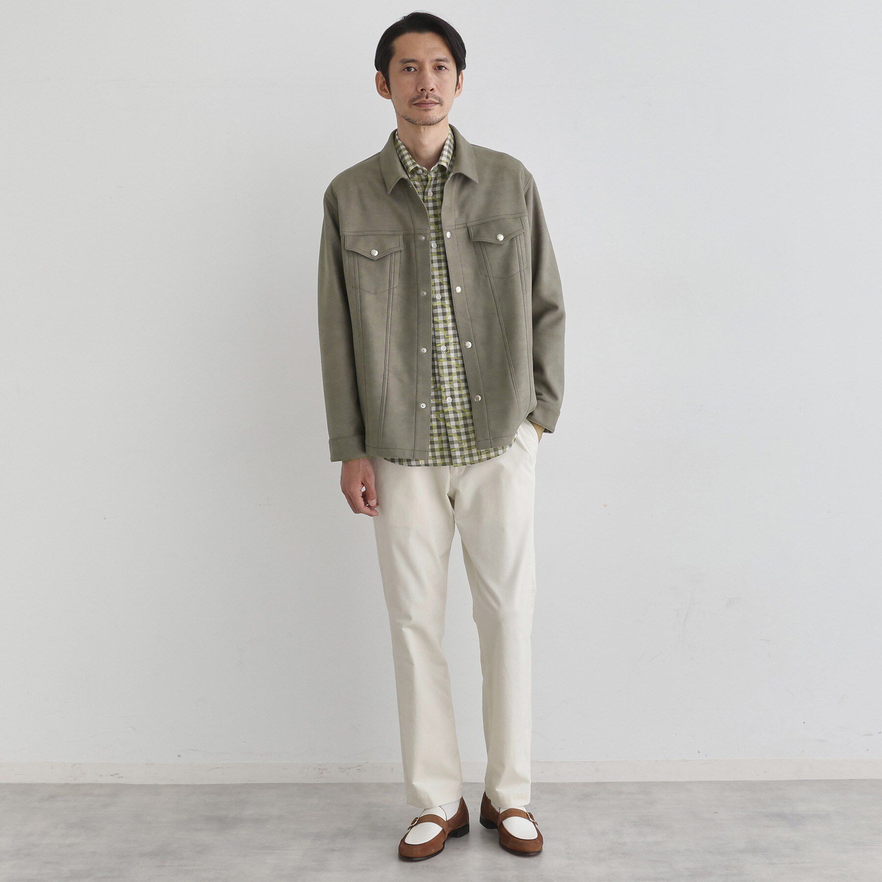 TAKEO KIKUCHI「【JUST ONE LAYER】ダウンファブリック ブルゾン」|ブルゾン・スタジャン|