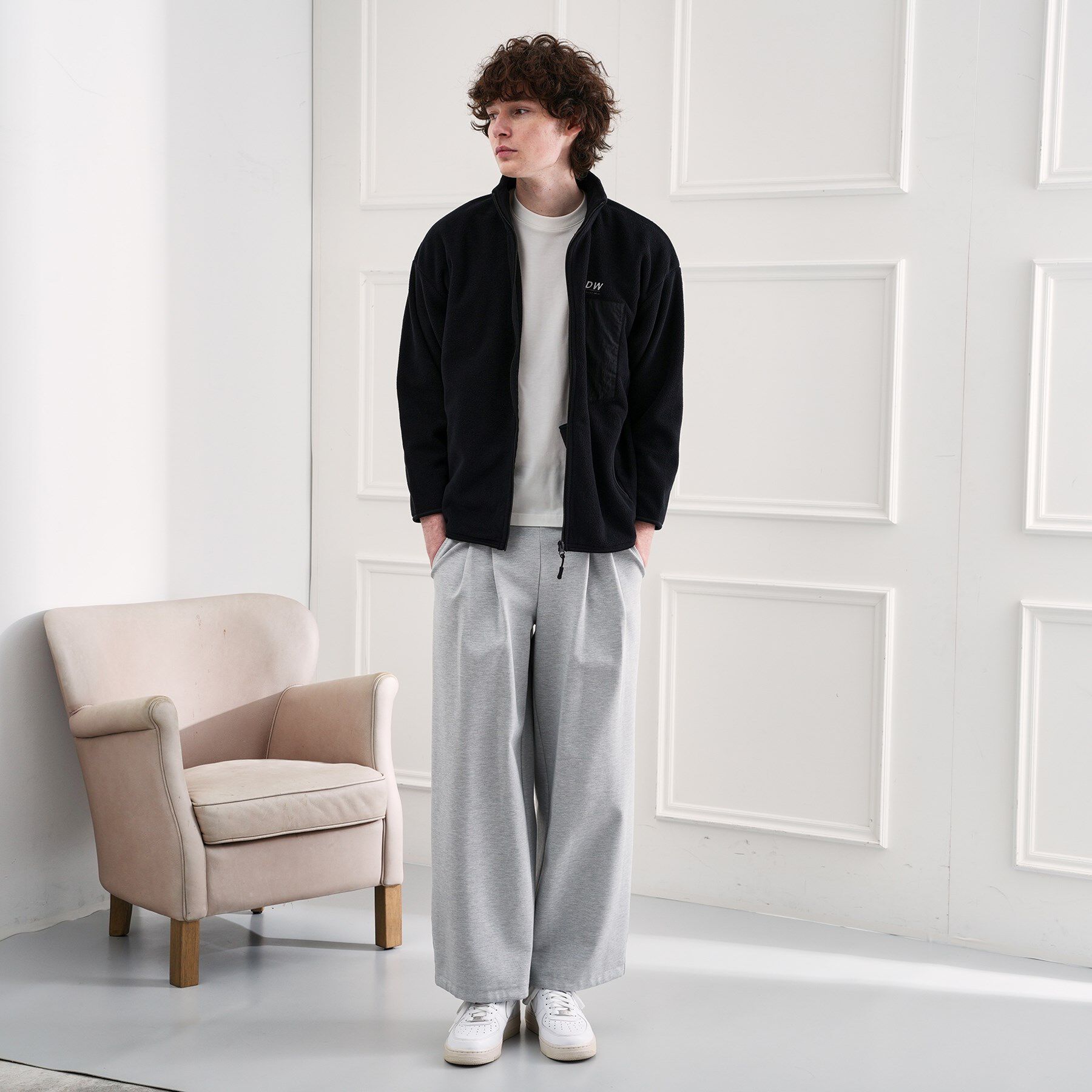 TAKEO KIKUCHI「TKDWフリースジャケット」|ブルゾン・スタジャン|