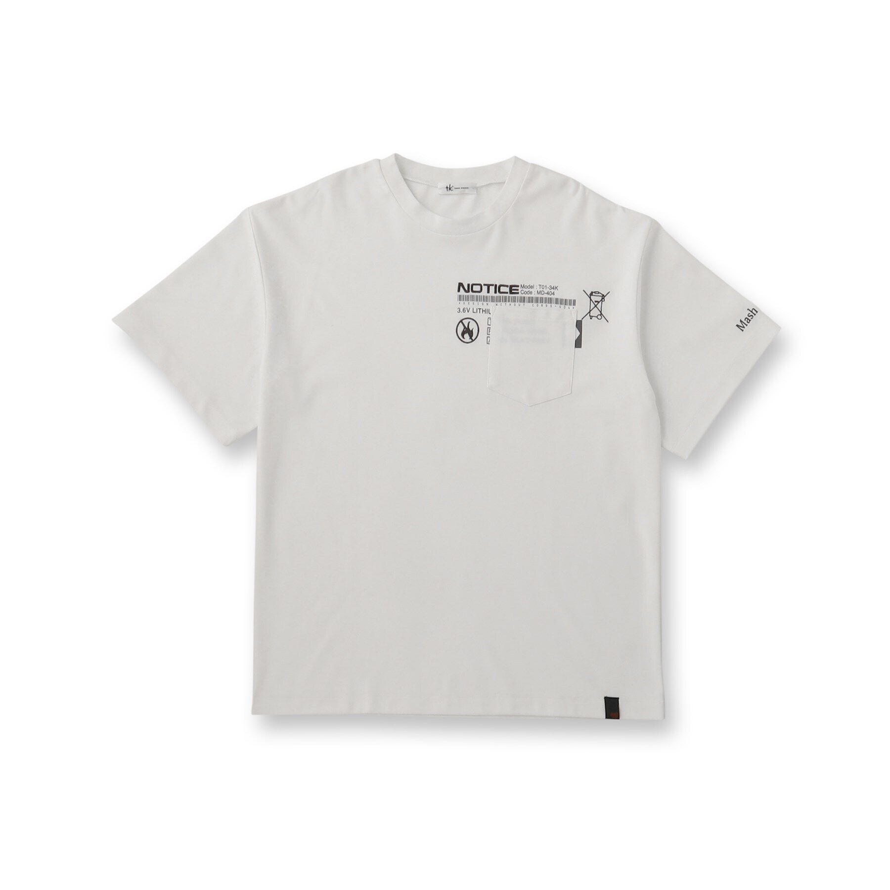 tk.TAKEO KIKUCHI「ノーティスレタードエンブロTシャツ」|Tシャツ・カットソー|