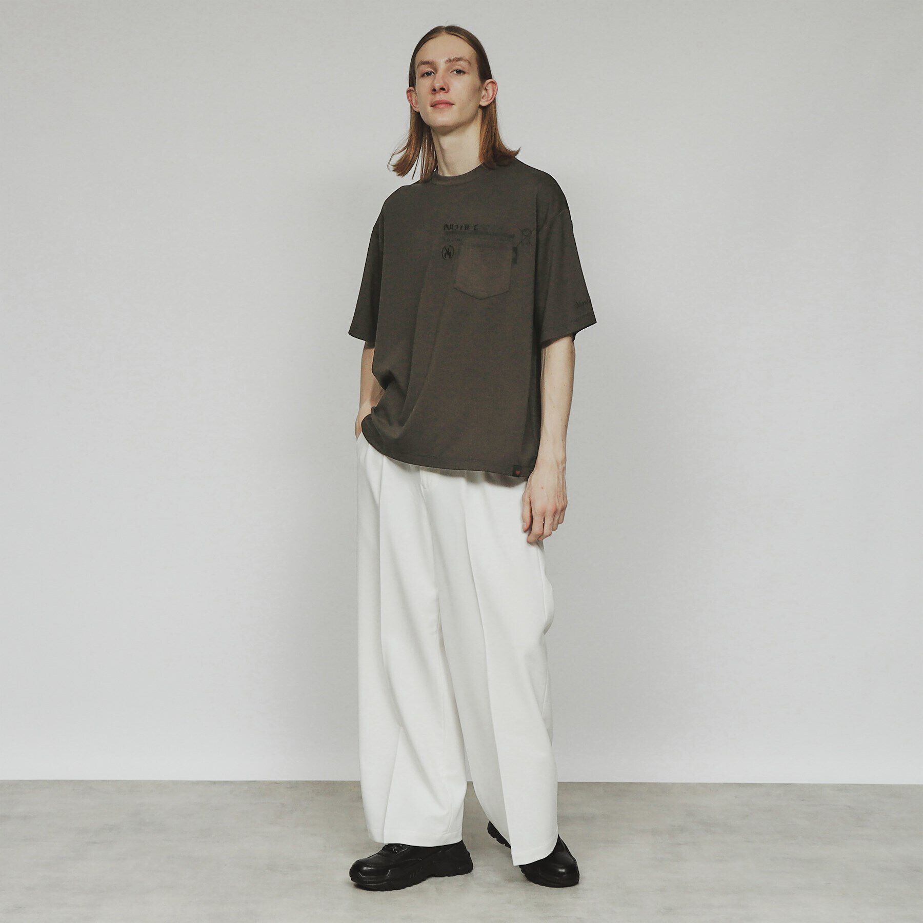 tk.TAKEO KIKUCHI「ノーティスレタードエンブロTシャツ」|Tシャツ・カットソー|