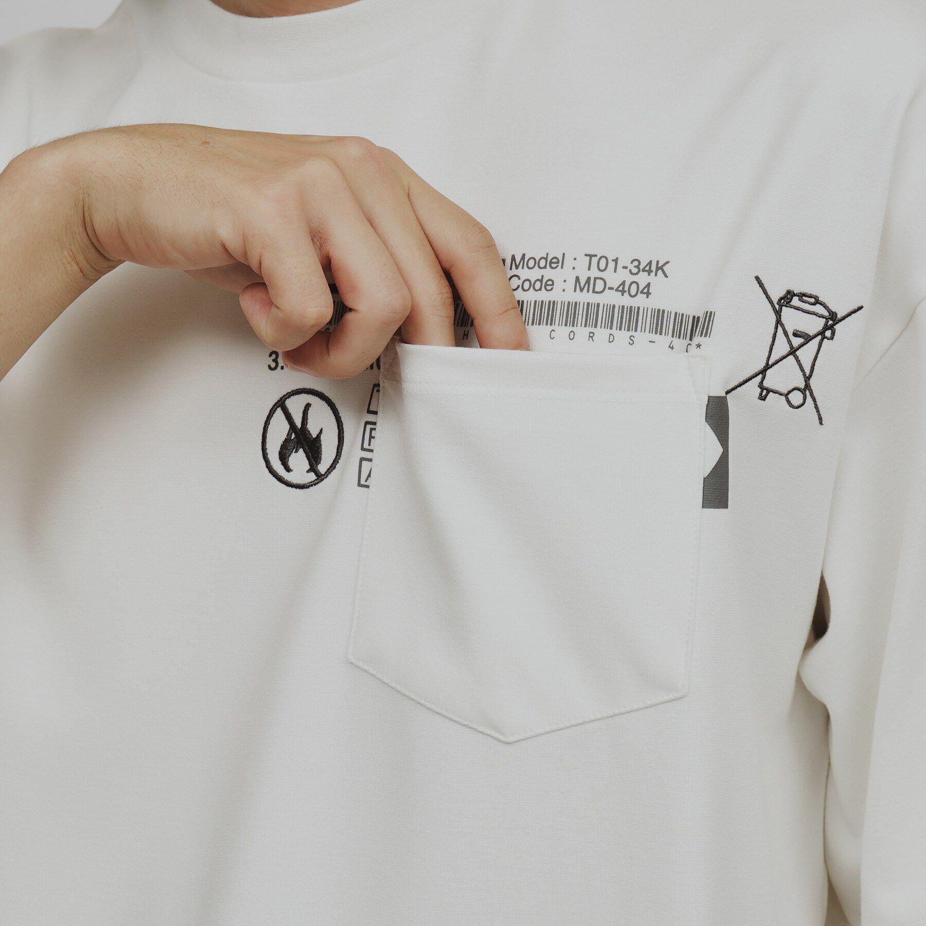 tk.TAKEO KIKUCHI「ノーティスレタードエンブロTシャツ」|Tシャツ・カットソー|