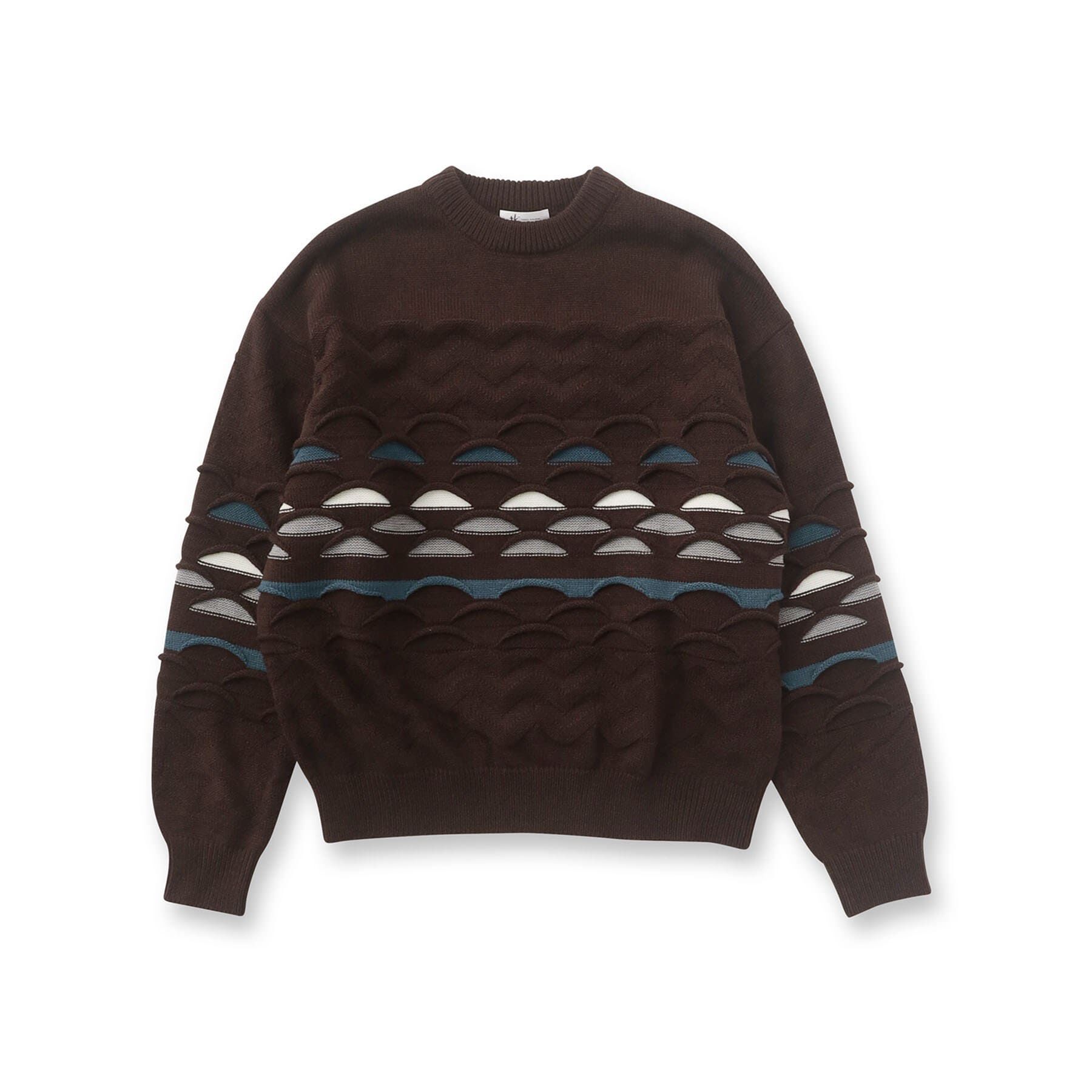 tk.TAKEO KIKUCHI「クージー柄ニットプルオーバー」|ニット・セーター|