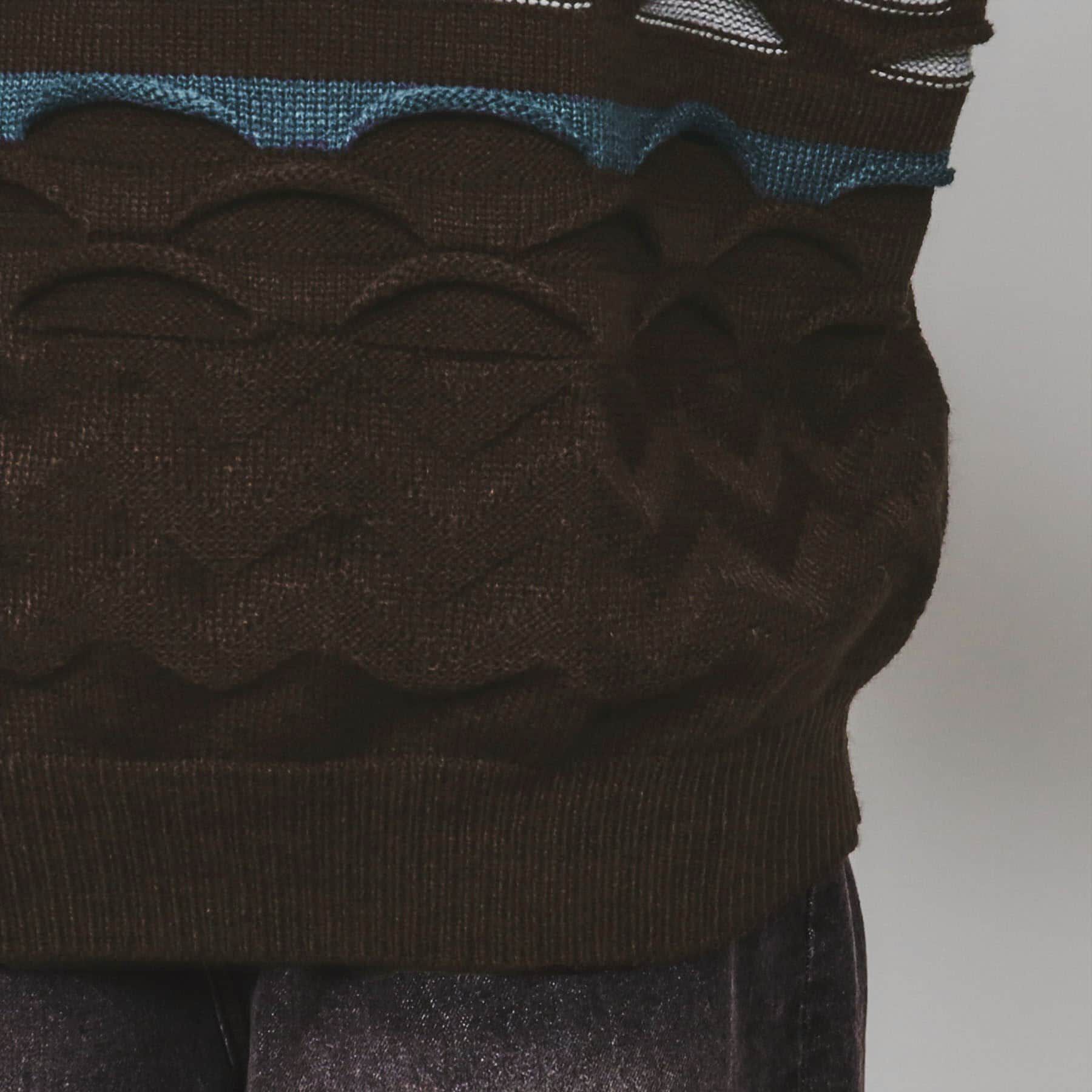 tk.TAKEO KIKUCHI「クージー柄ニットプルオーバー」|ニット・セーター|