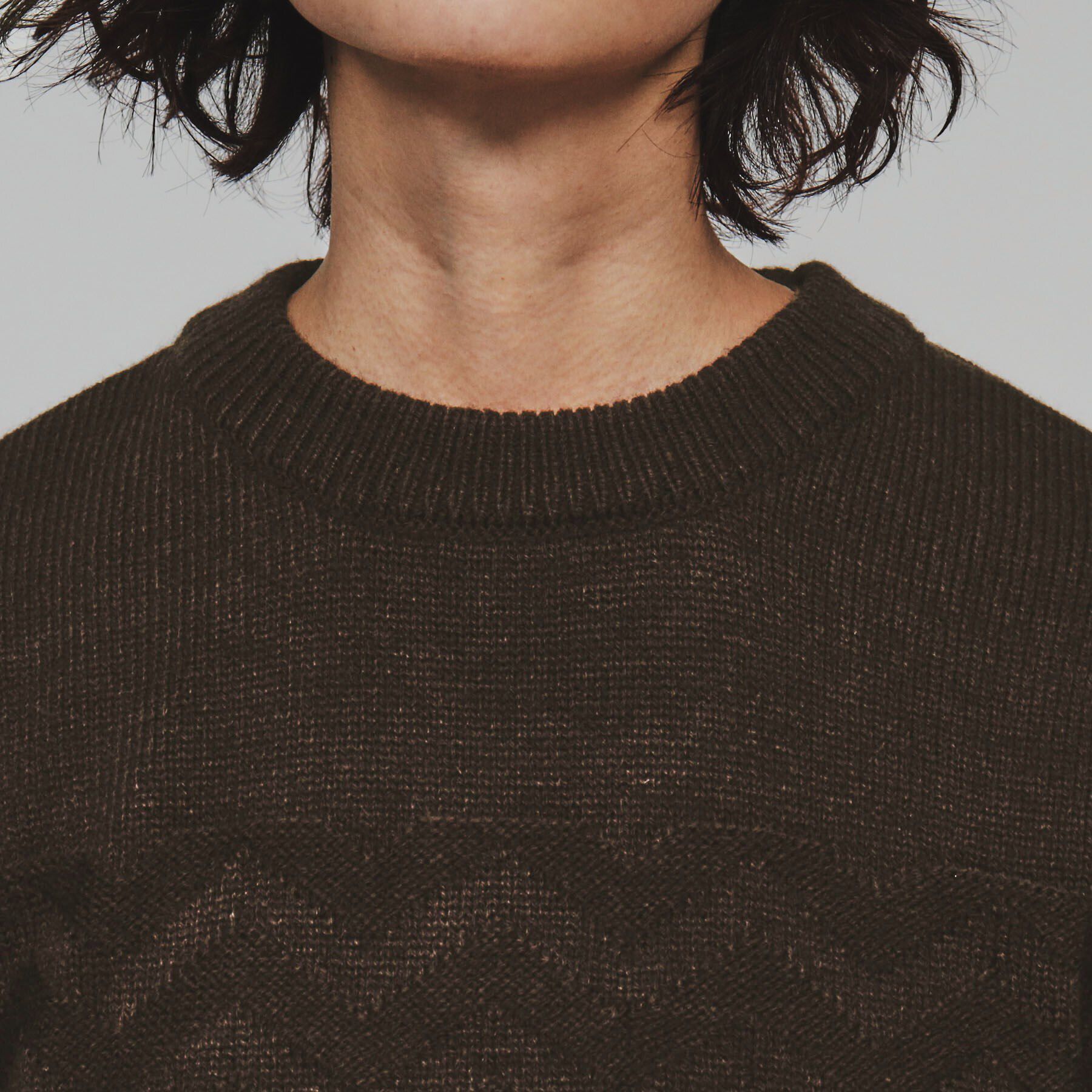 tk.TAKEO KIKUCHI「クージー柄ニットプルオーバー」|ニット・セーター|