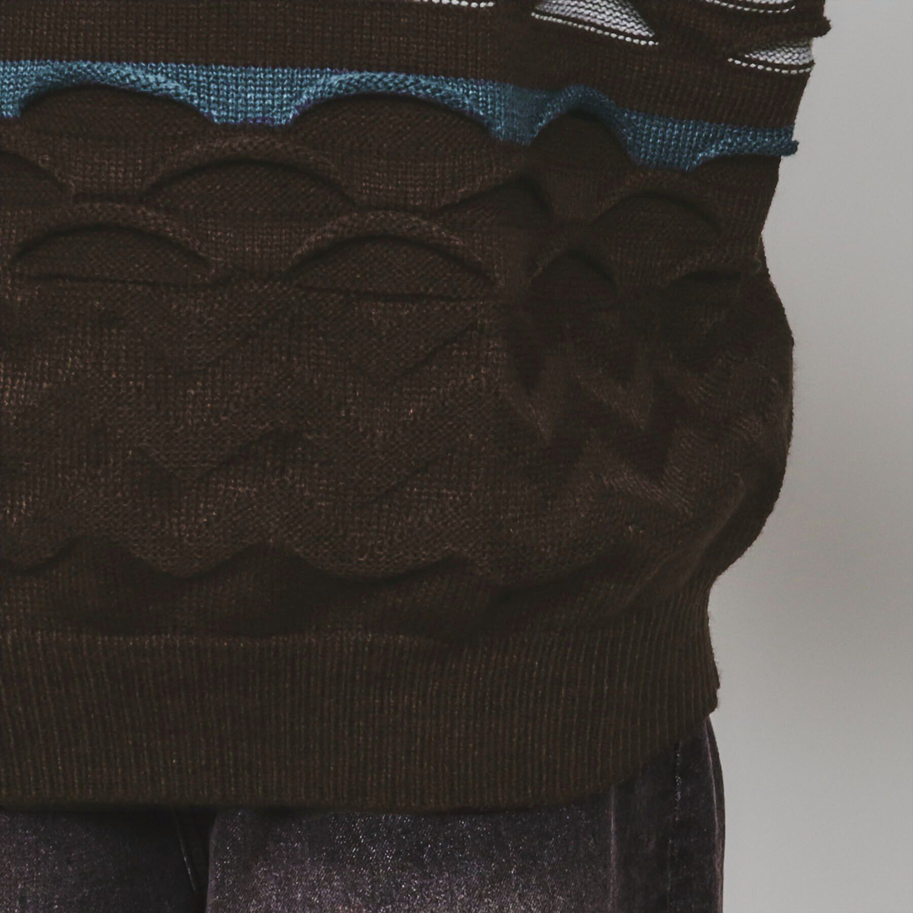 tk.TAKEO KIKUCHI「クージー柄ニットプルオーバー」|ニット・セーター|