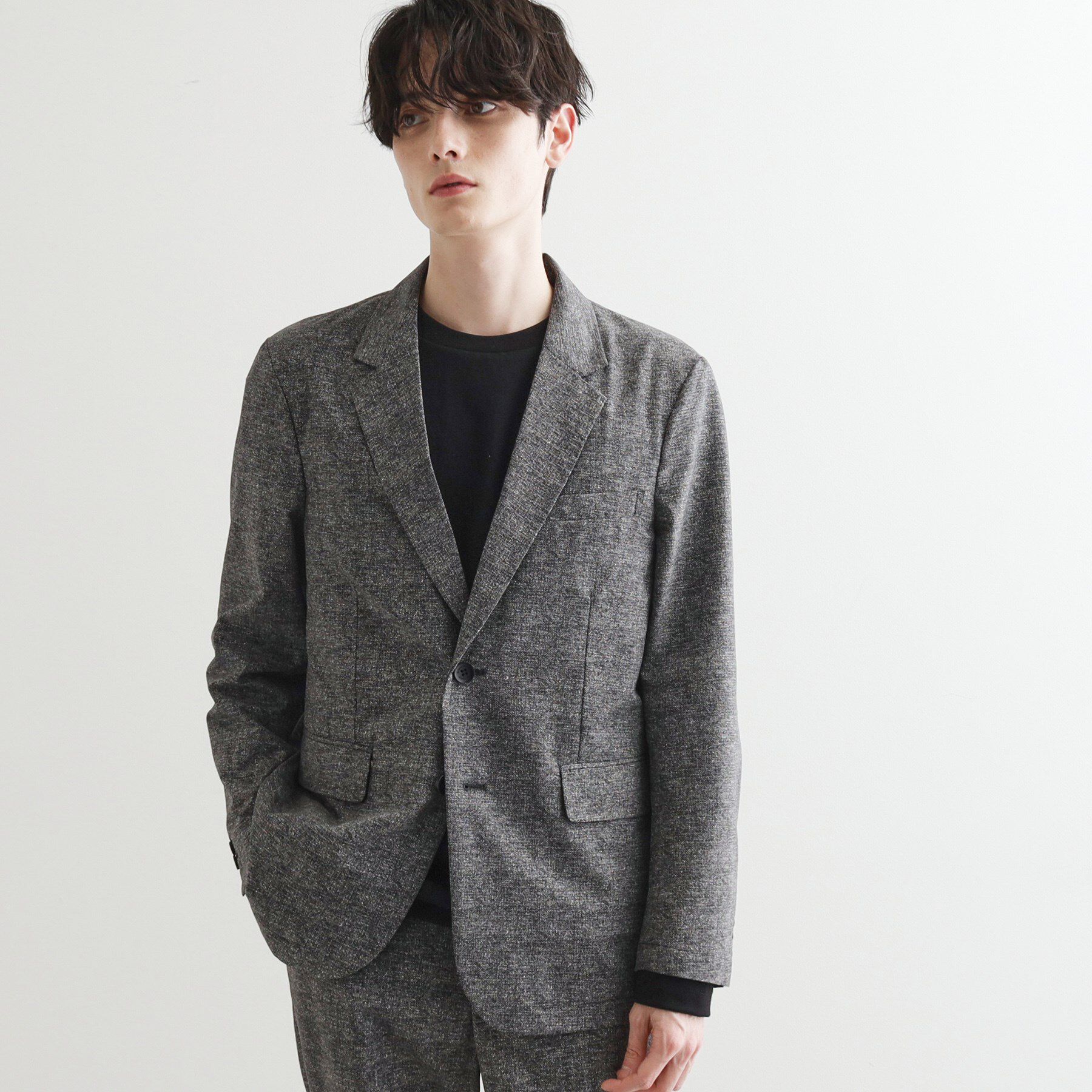 tk.TAKEO KIKUCHI「【洗える／通気性】COOL DOTS(R)テーラードジャケット（セットアップ対応）」|テーラードジャケット|