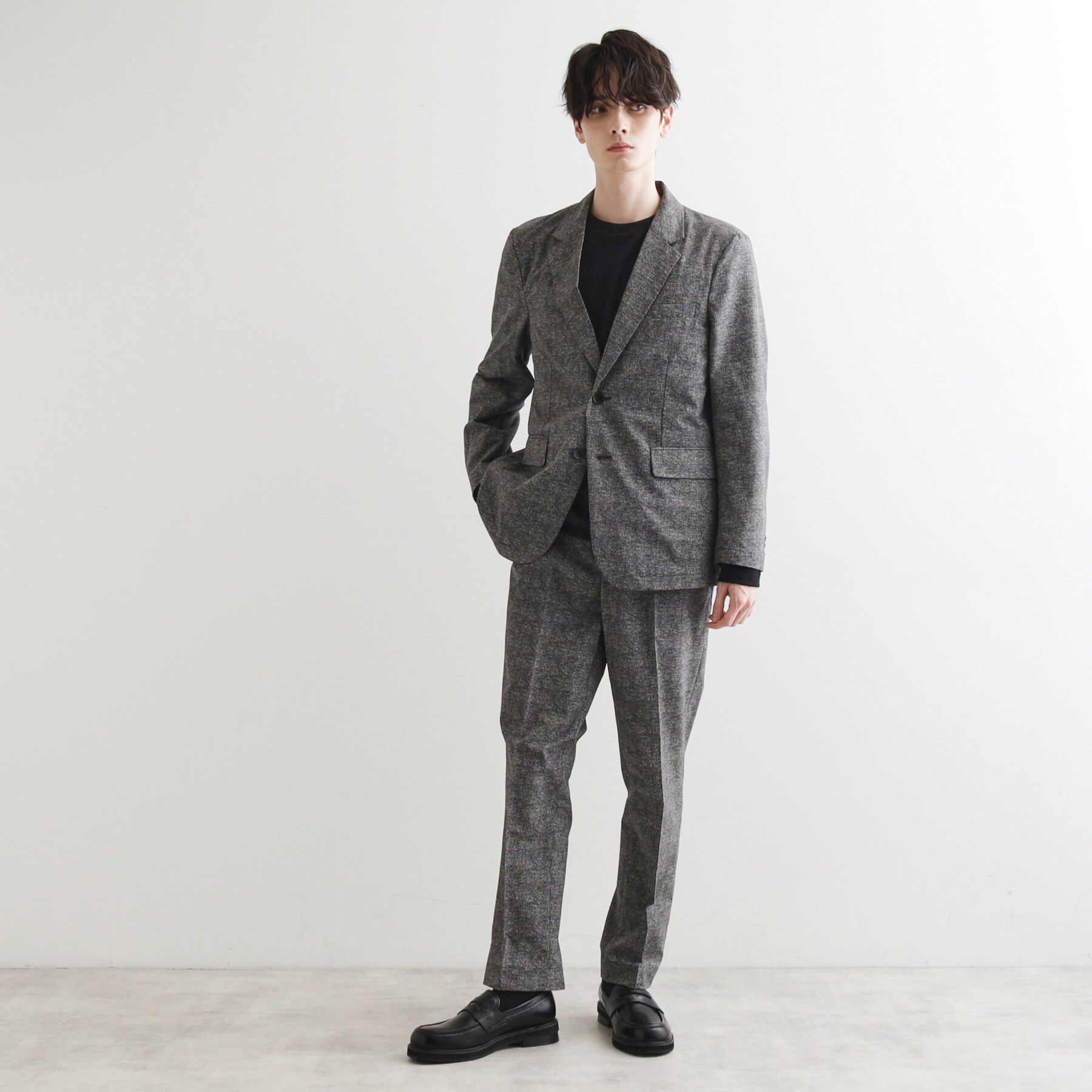 tk.TAKEO KIKUCHI「【洗える／通気性】COOL DOTS(R)テーラードジャケット（セットアップ対応）」|テーラードジャケット|