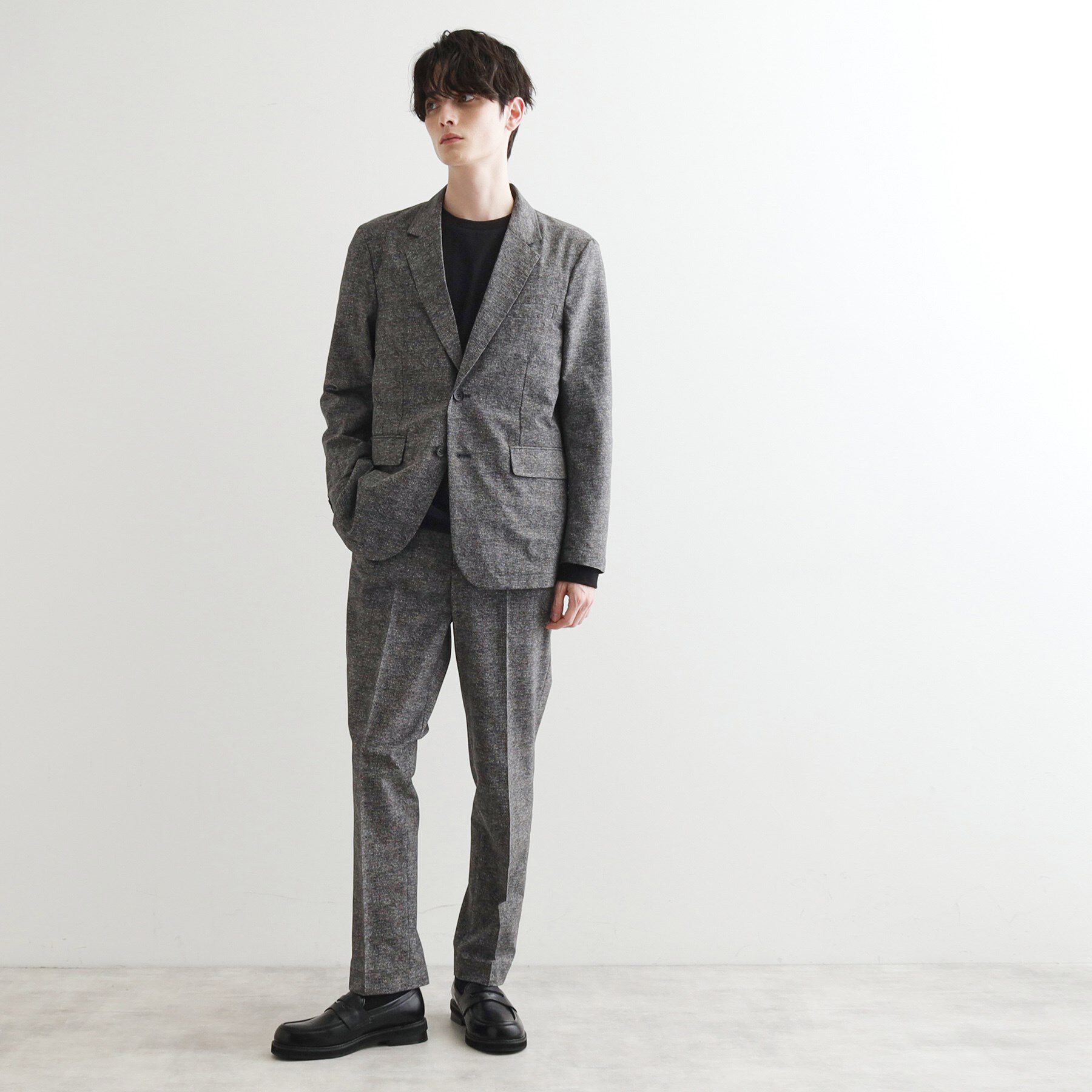 tk.TAKEO KIKUCHI「【洗える／通気性】COOL DOTS(R)テーラードジャケット（セットアップ対応）」|テーラードジャケット|