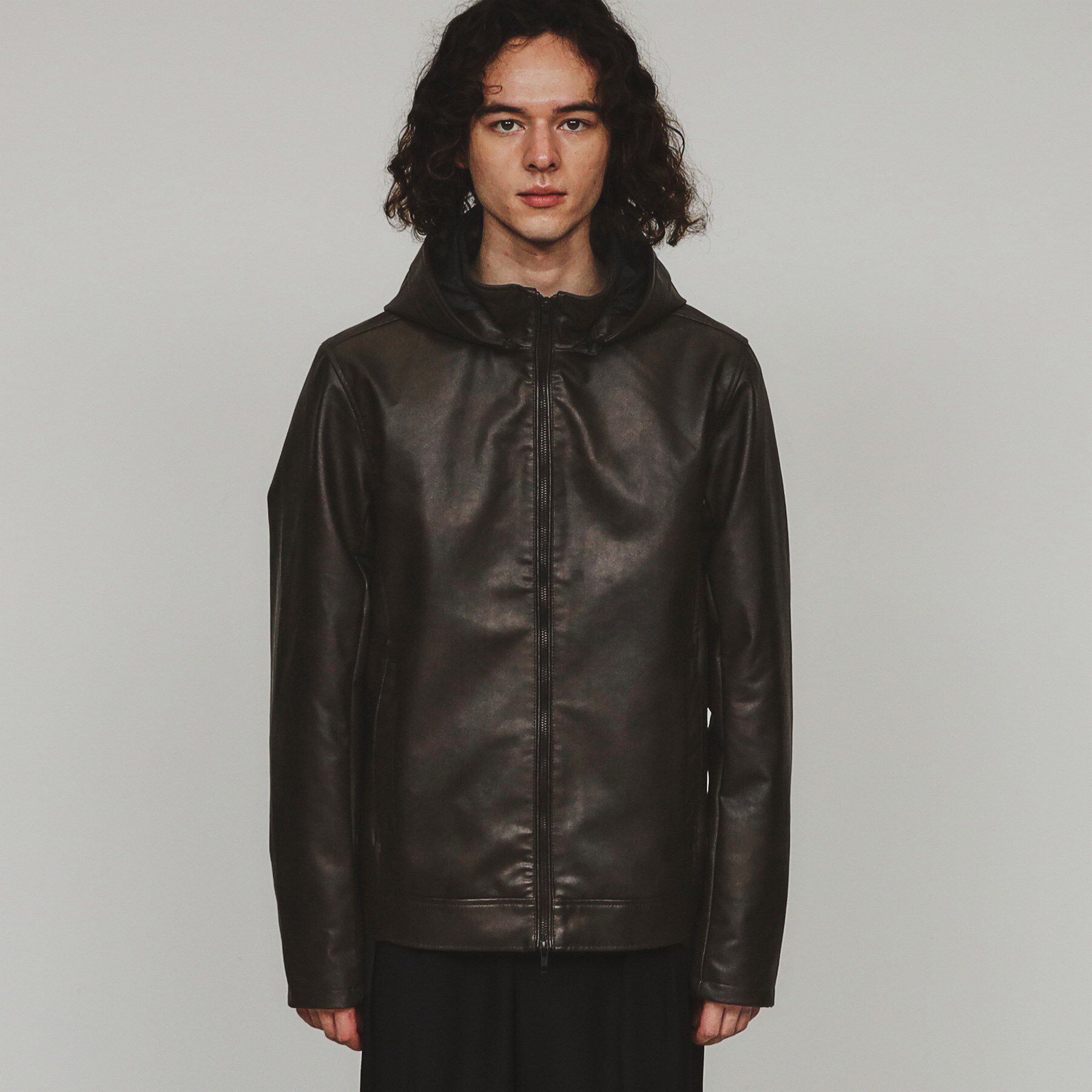 tk.TAKEO KIKUCHI「フードライダースジャケット」|ブルゾン・スタジャン|