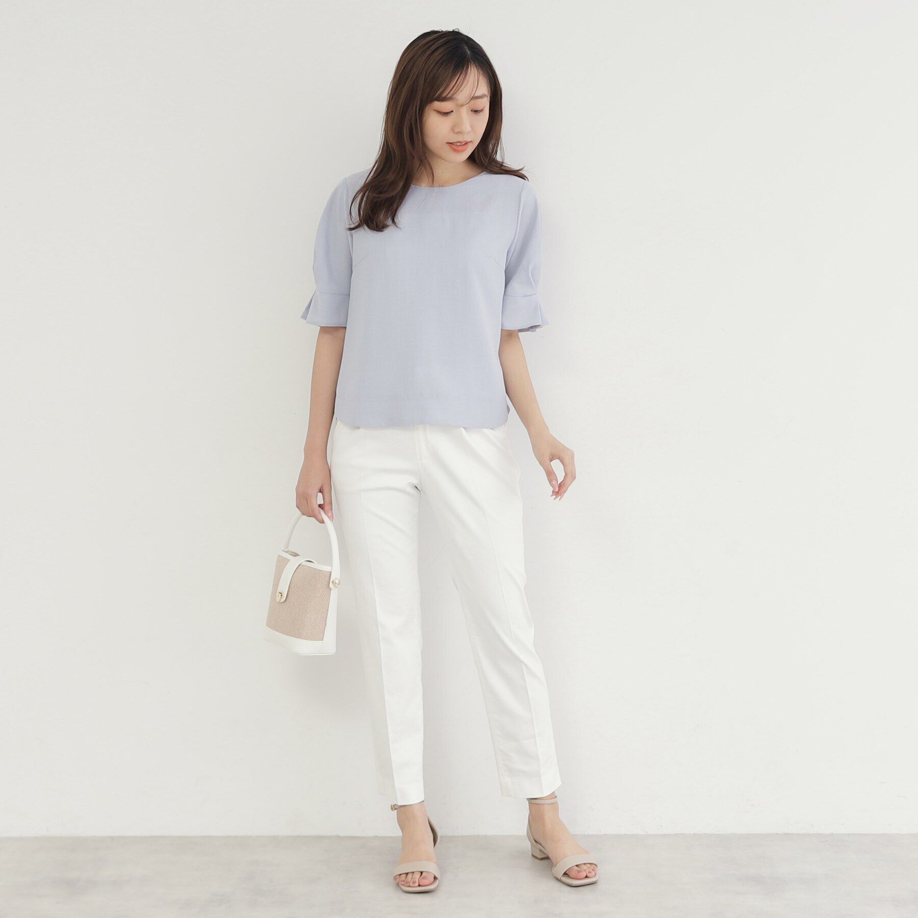 index「《新色追加》タックスリーブブラウス【洗濯機洗い可/吸水速乾/防シワ/抗ピル】」|シャツ・ブラウス|