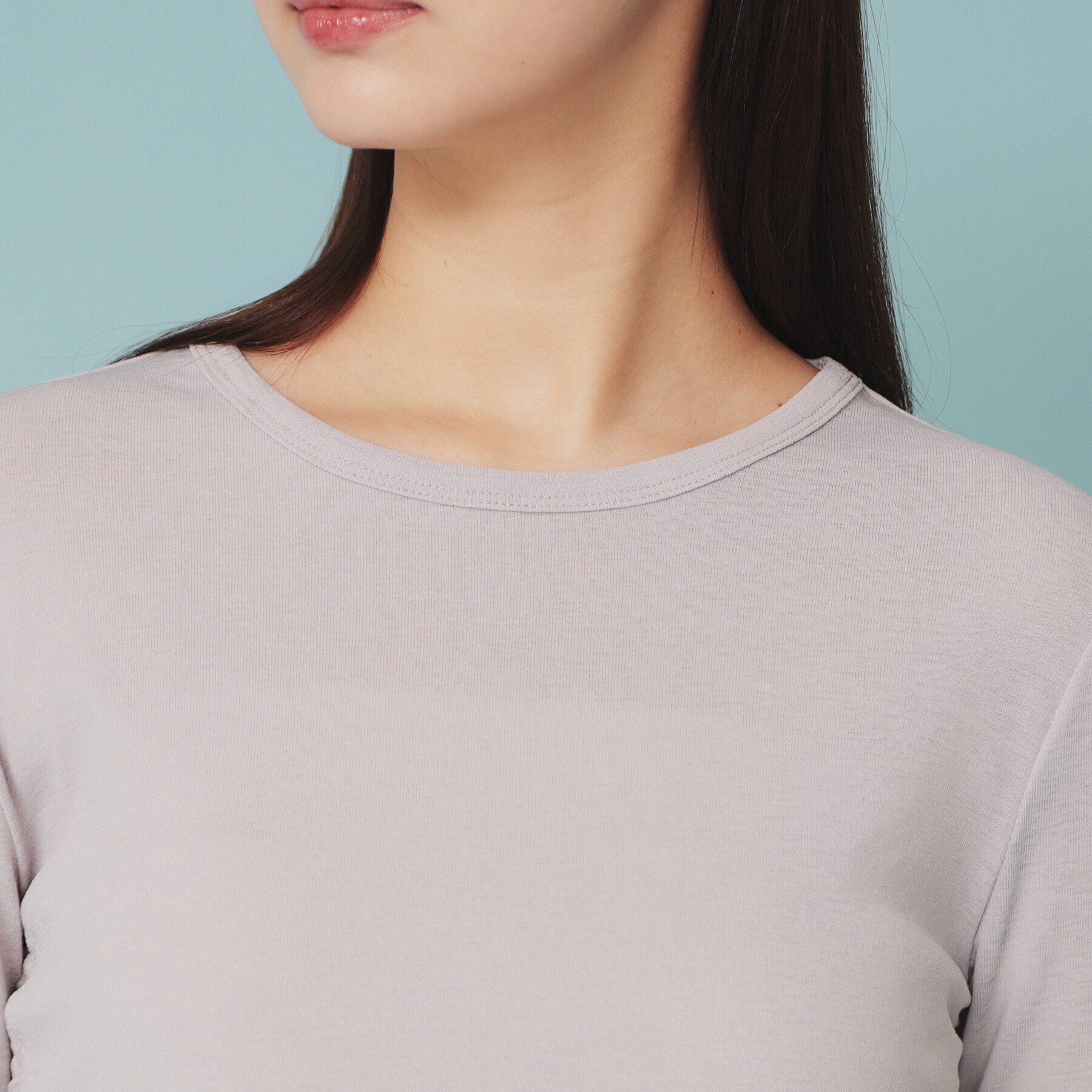 index「《CLASSY掲載》サイドドロストシアートップス【洗濯機洗い可】」|Tシャツ・カットソー|