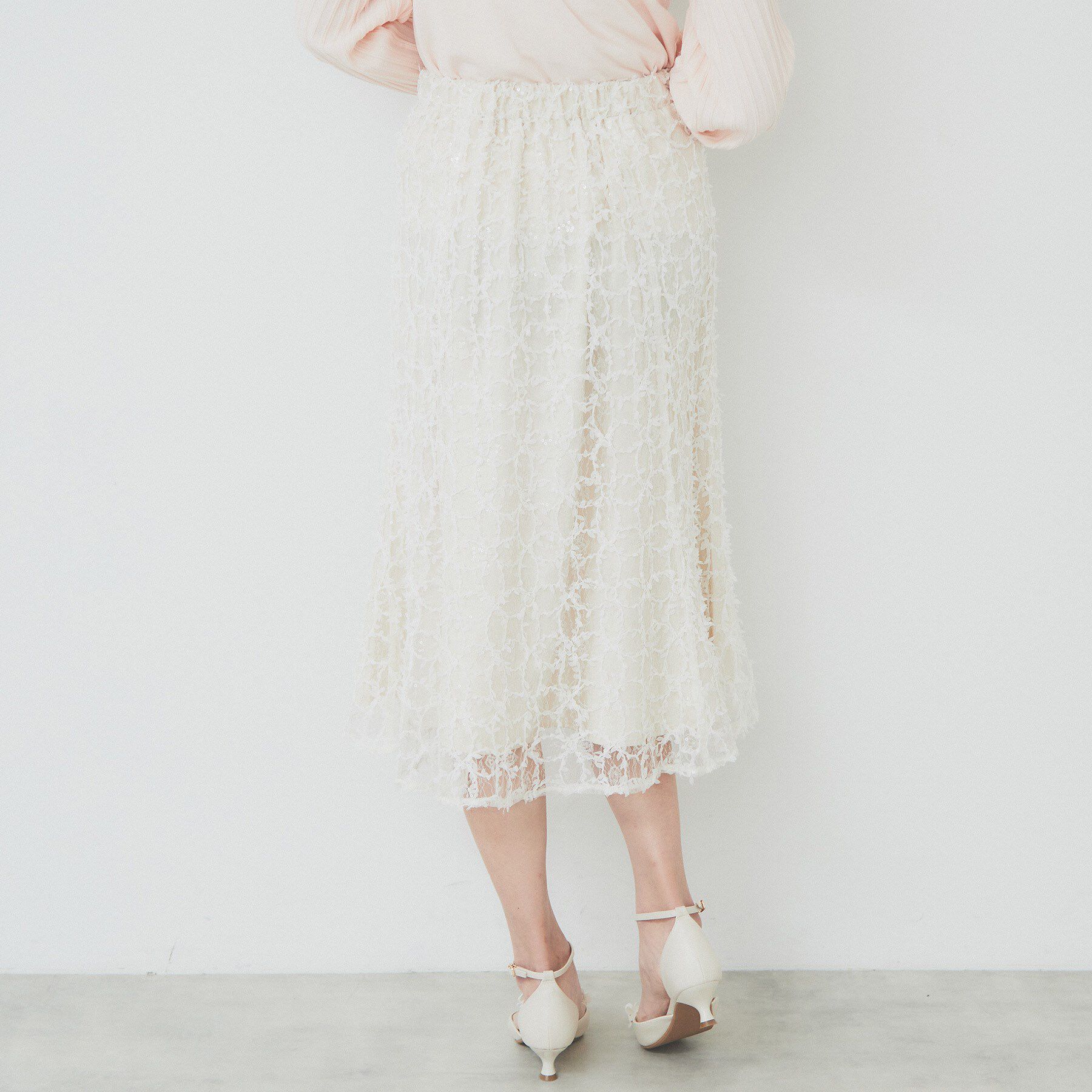 index「フラワーレース刺繍マーメイドスカート【洗濯機洗い可】」|スカート|