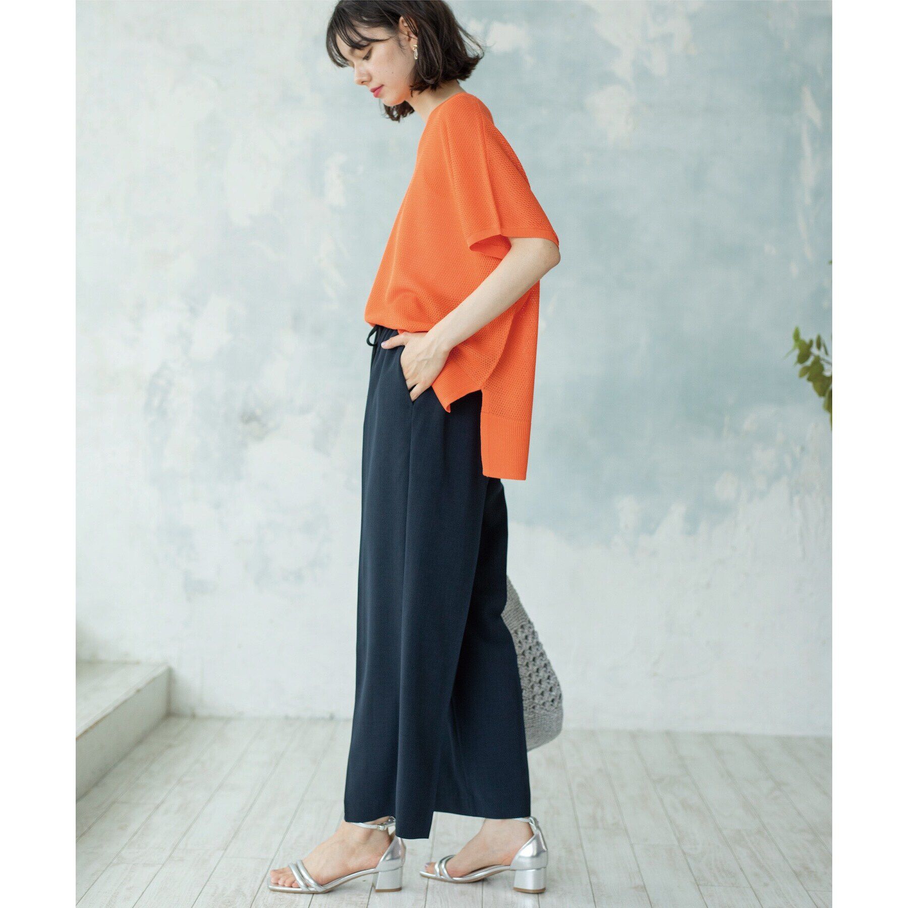 OPAQUE.CLIP「≪SS-LLsize≫ ストレッチ美脚イージーワイドパンツ/セットアップ対応【防シワ/抗ピル/洗濯機」|その他|