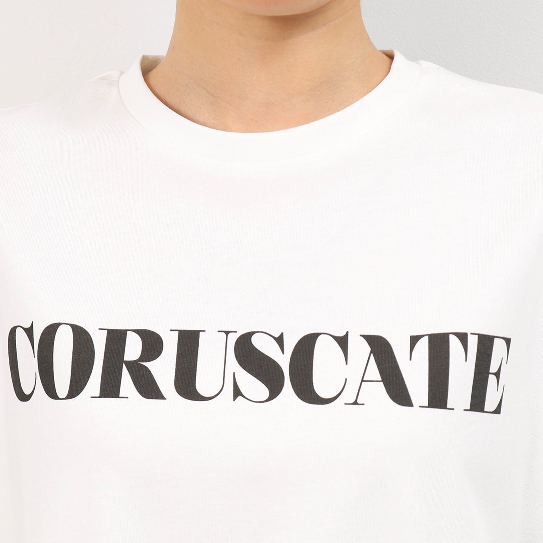 OPAQUE.CLIP「サイドスリットロゴTシャツ【洗濯機洗い可】」|Tシャツ・カットソー|