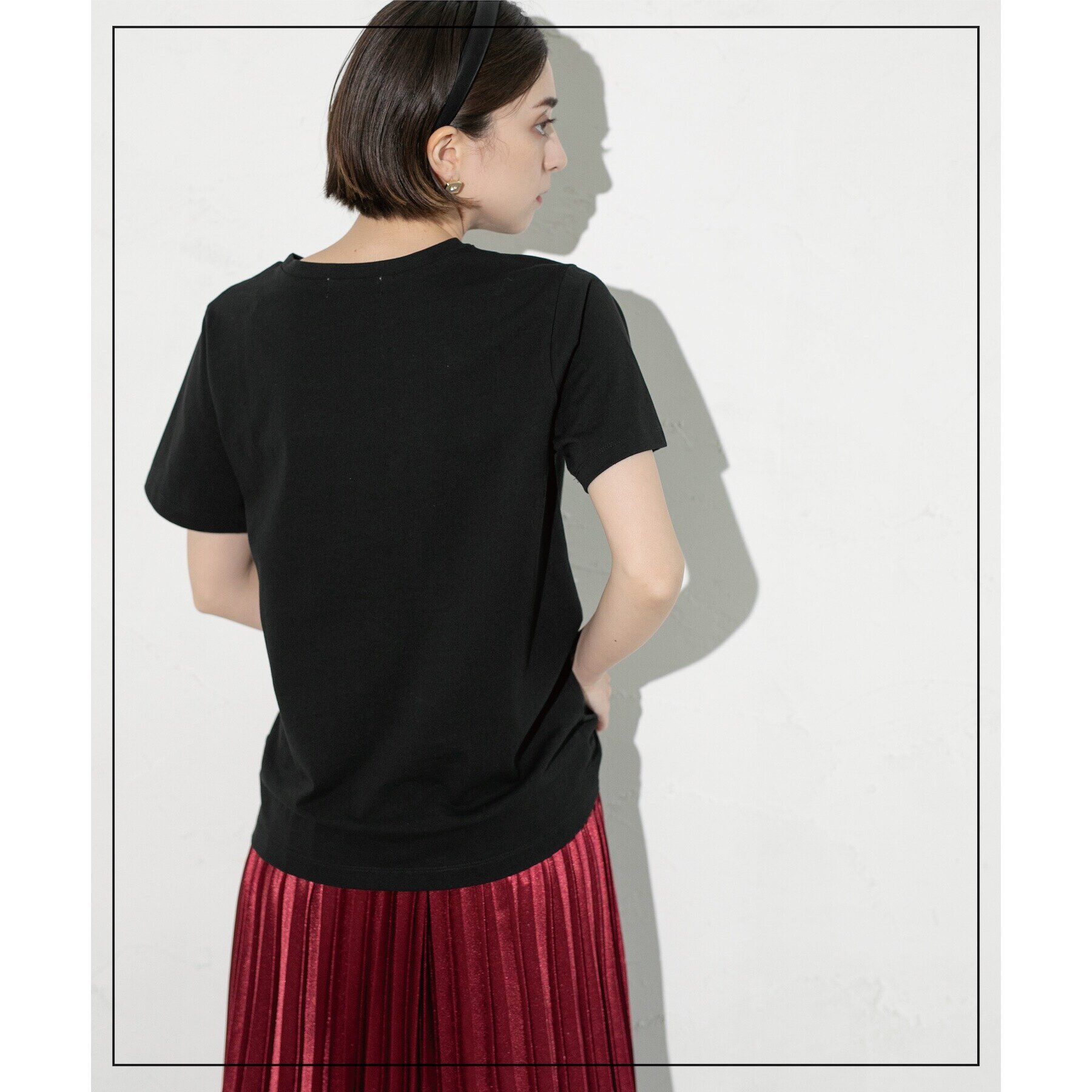 OPAQUE.CLIP「ベーシックTシャツ【接触冷感／UVケア／汗染み防止】」|Tシャツ・カットソー|