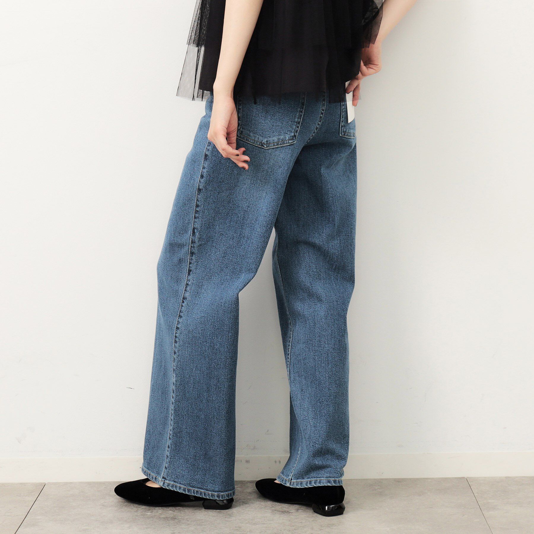 OPAQUE.CLIP「ストレッチバギーデニム／オーガニックコットン混【洗濯機洗い可】」|その他|