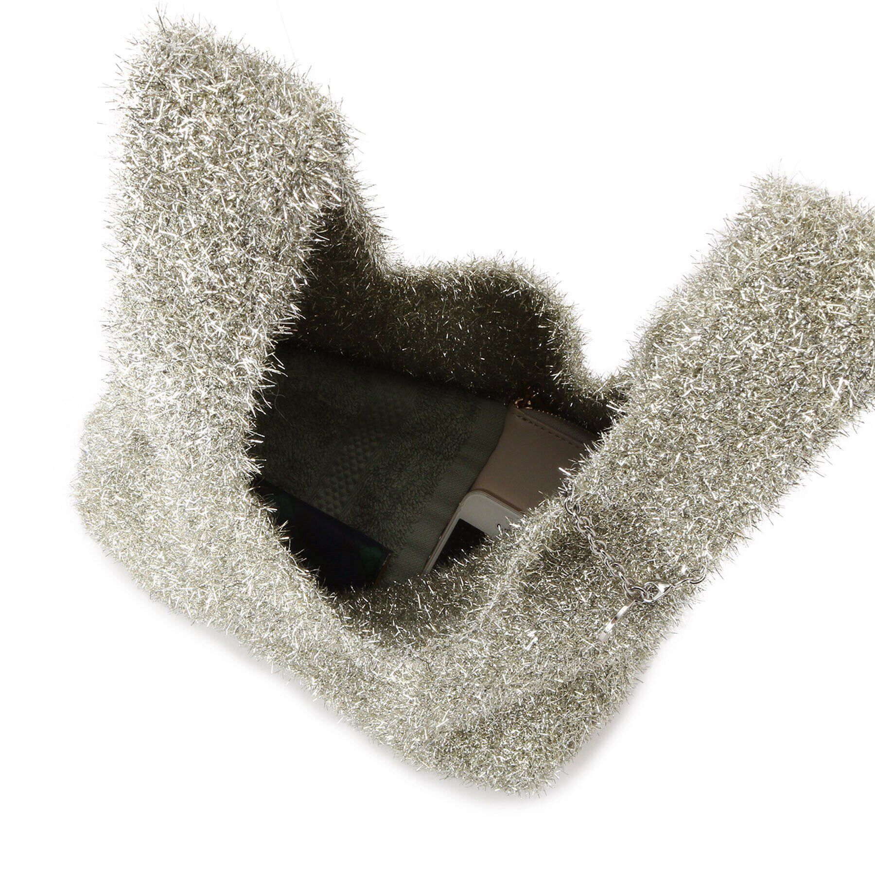 OPAQUE.CLIP「ラメニットバッグ」|ハンドバッグ|