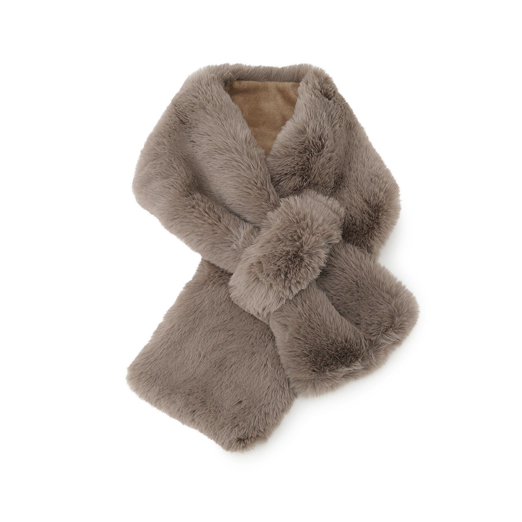 OPAQUE.CLIP「フェイクファー差し込みティペット」|ストール|