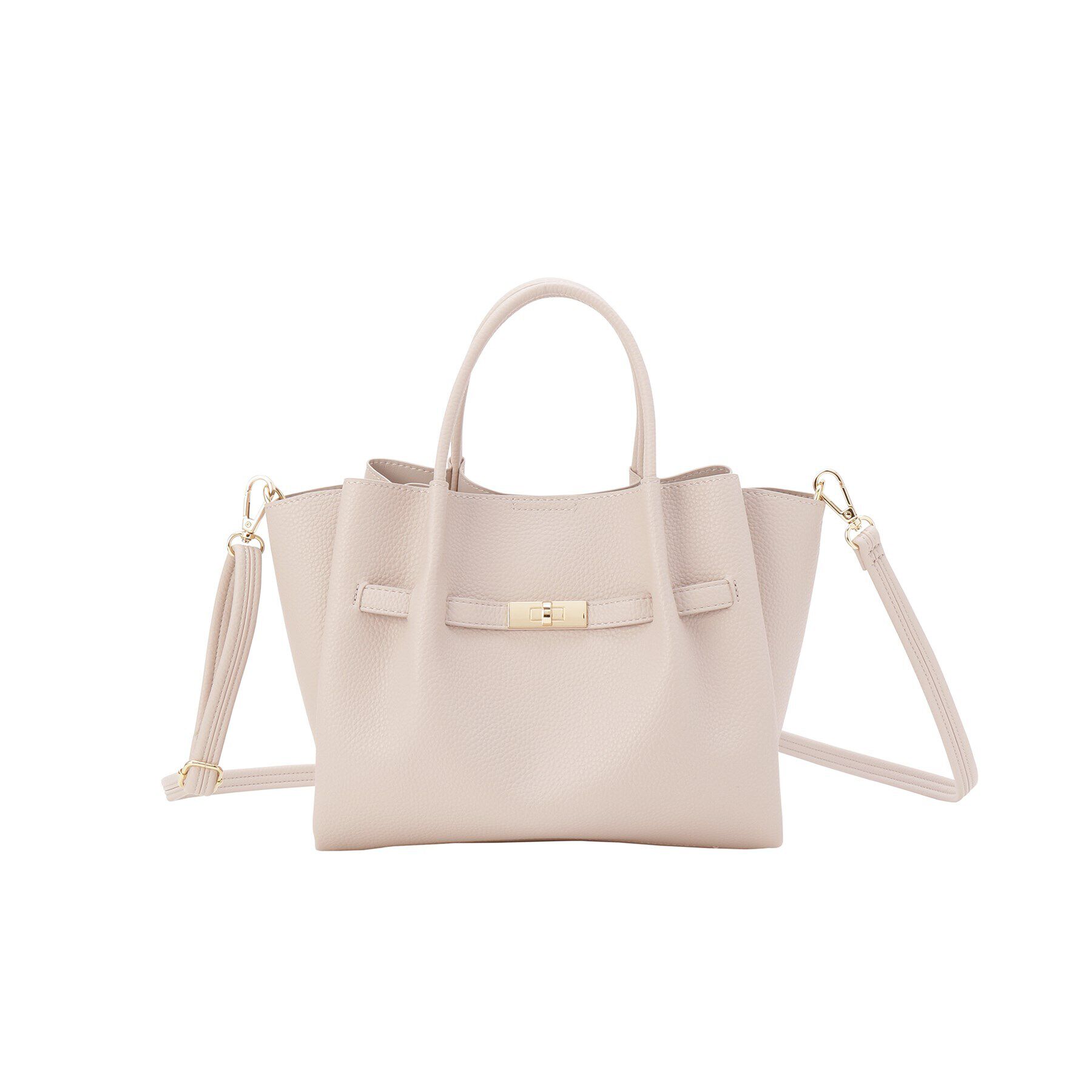 OPAQUE.CLIP「【軽量／2WAY／通勤対応】フロントベルトデザインミドルトートバッグ」|トートバッグ|